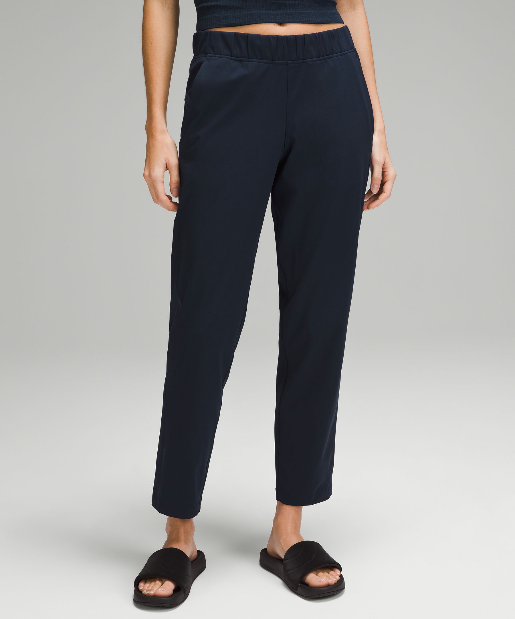 Luxtreme Slim-Fit Pull-On Mid-Rise Pants