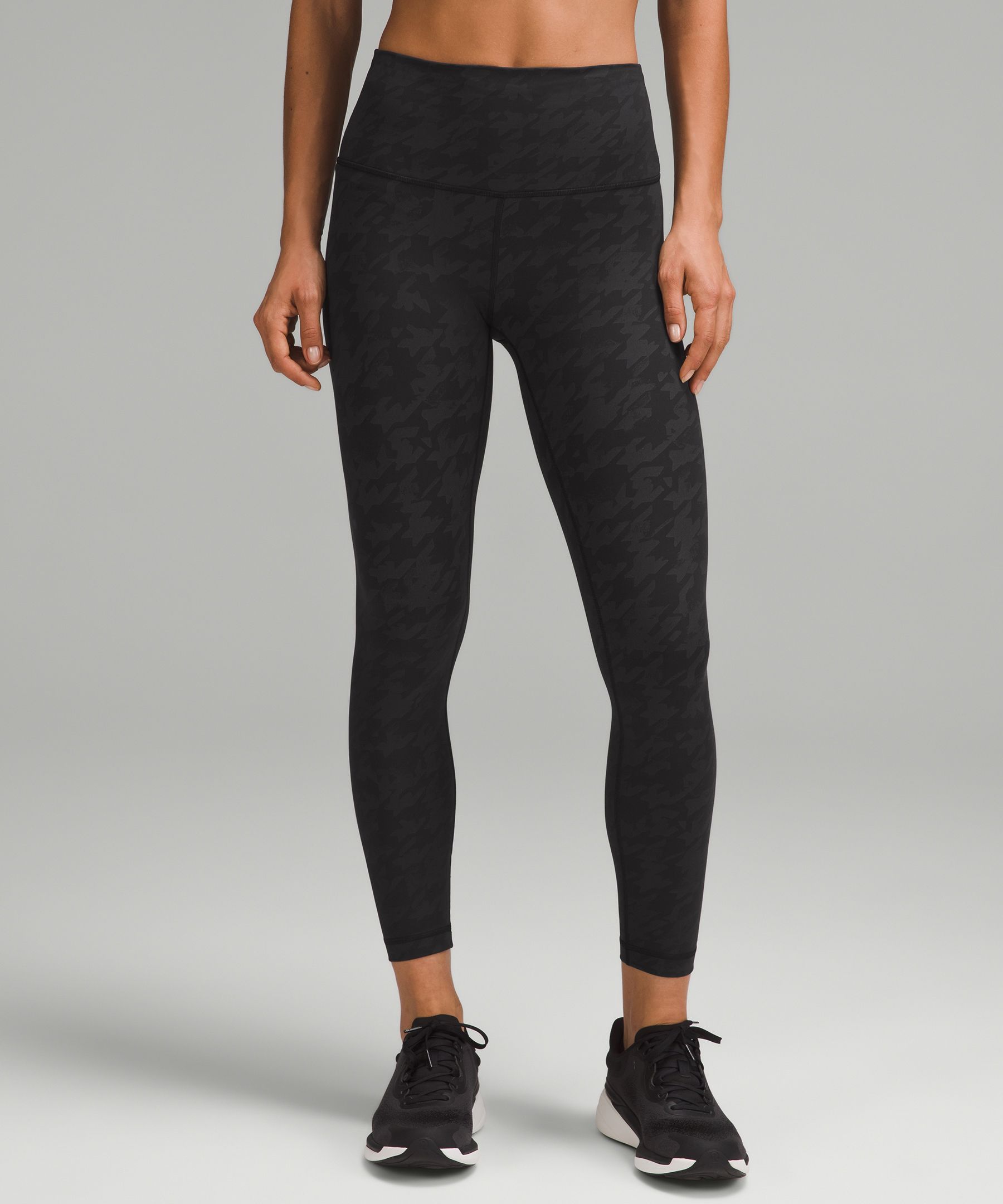 Lululemon black and grey leggings hotsell