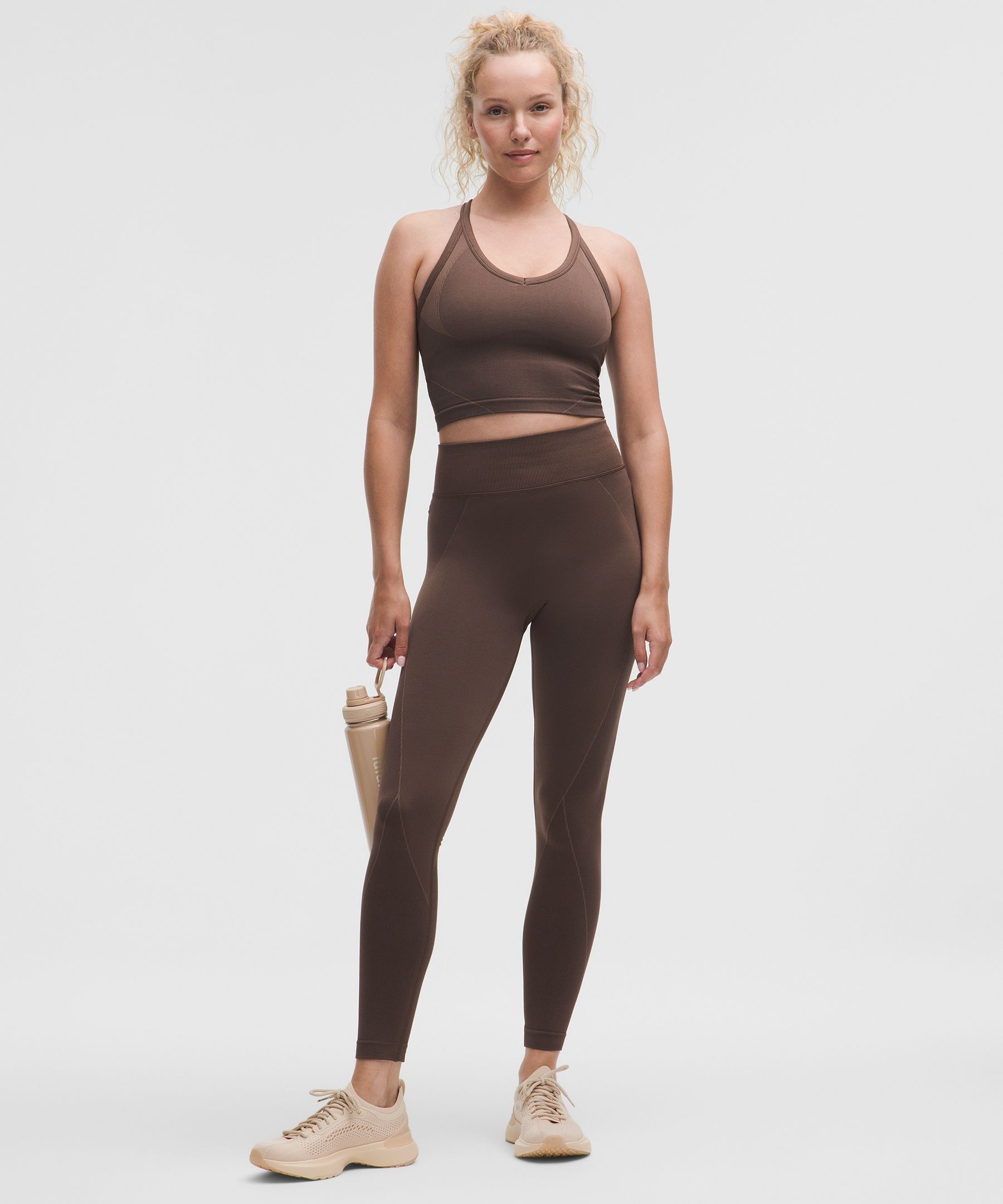 lululemon – Women’s Get Low High-Rise Training Tight Leggings – 65″ – Color Brown – Size 6