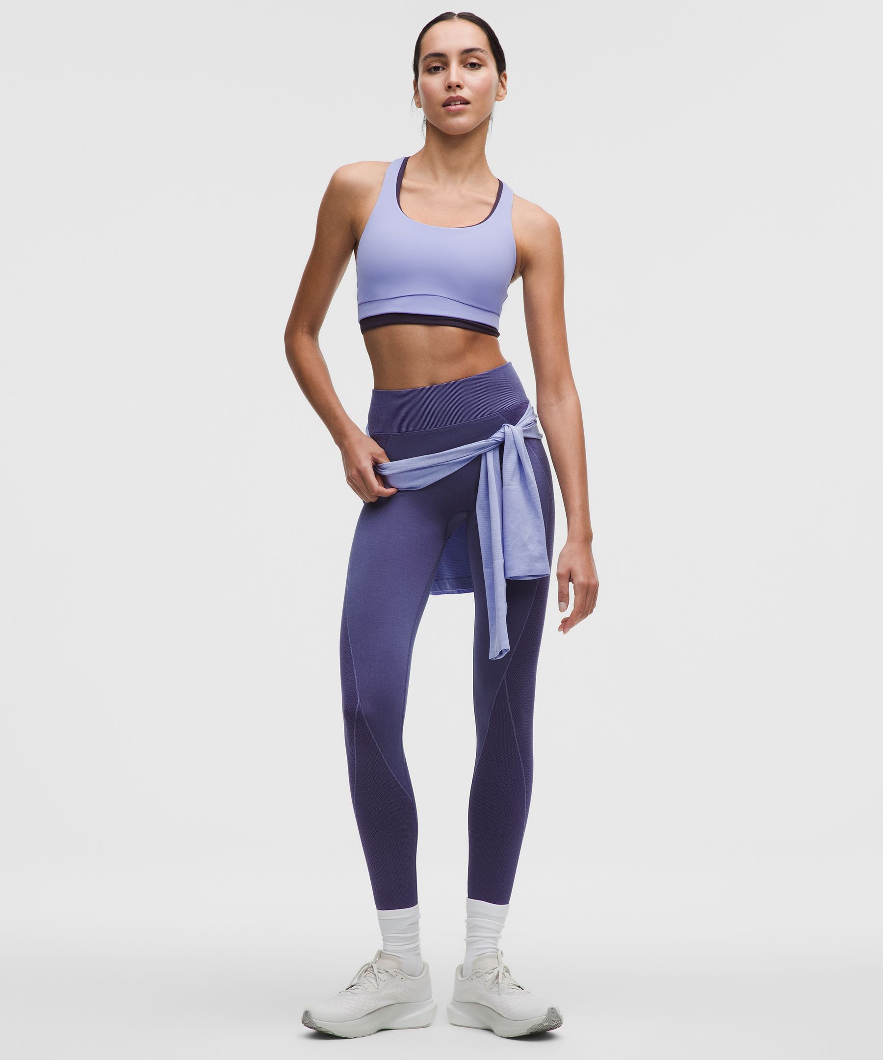 lululemon – Women’s Get Low High-Rise Training Tight Leggings – 25″ – Color Purple – Size 4