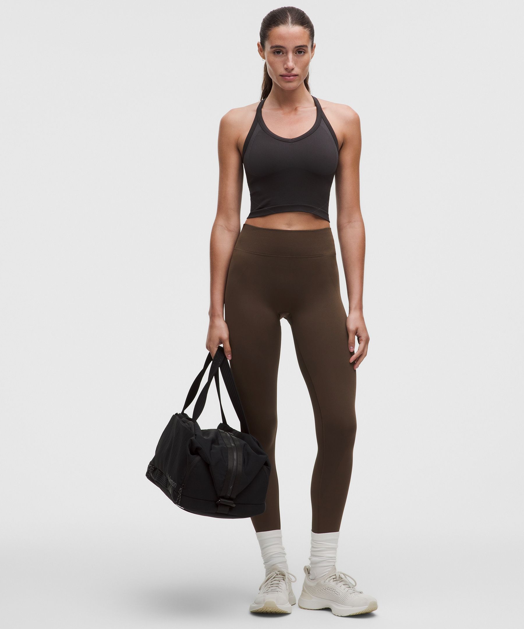 lululemon – Women’s Get Low High-Rise Training Tight Leggings – 25″ – Color Brown – Size 14