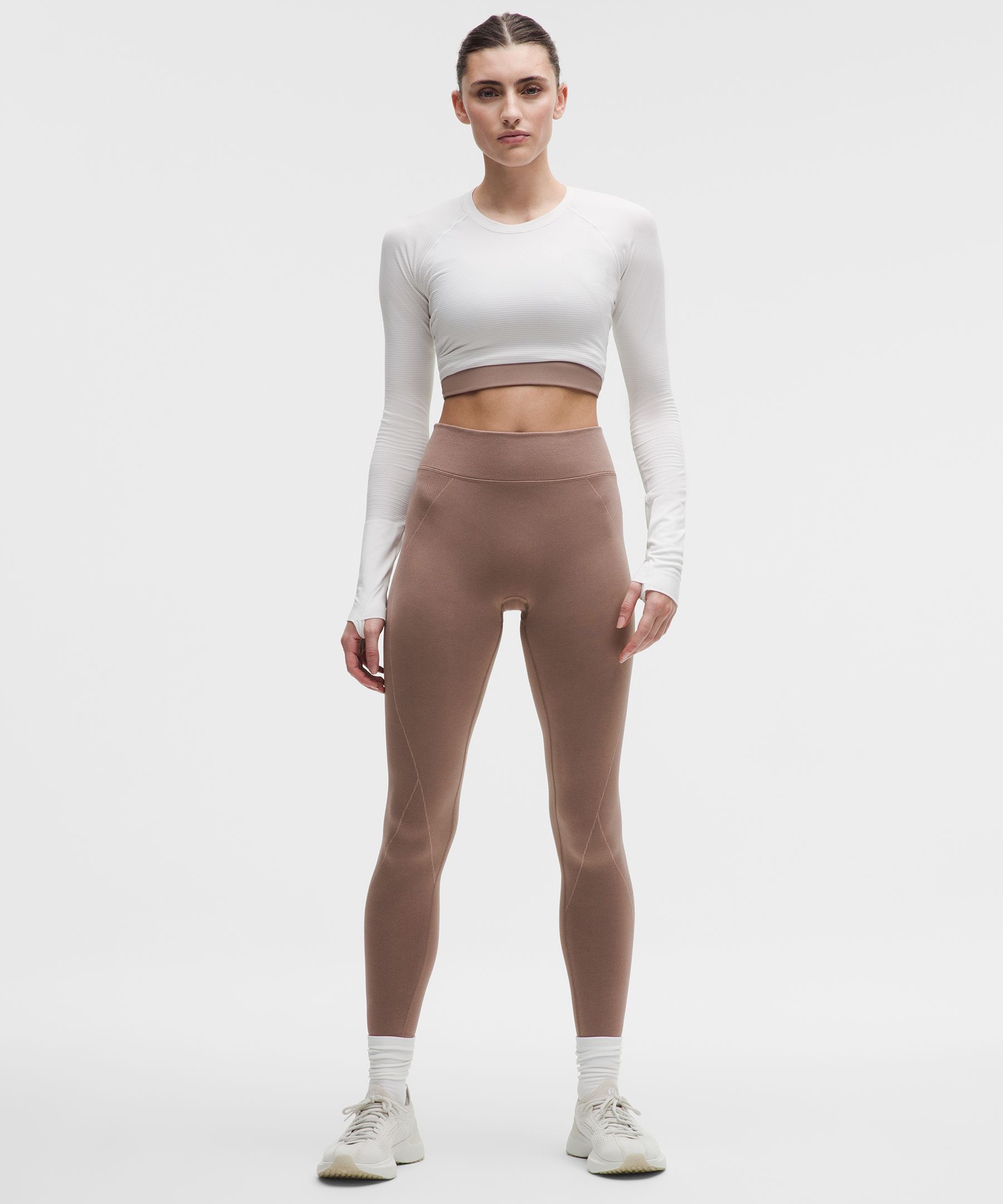 lululemon – Women’s Get Low High-Rise Training Tight Leggings – 25″ – Color Pink – Size 10