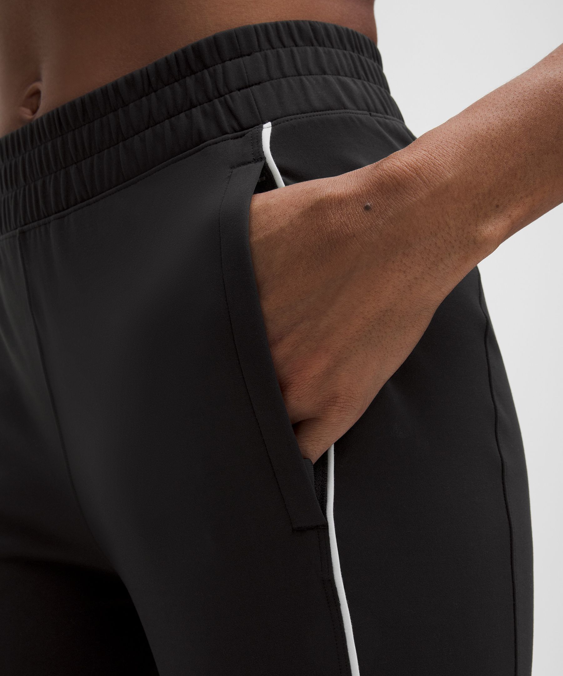 Lululemon Everlux Slim-fit High-rise Track Pant In Black