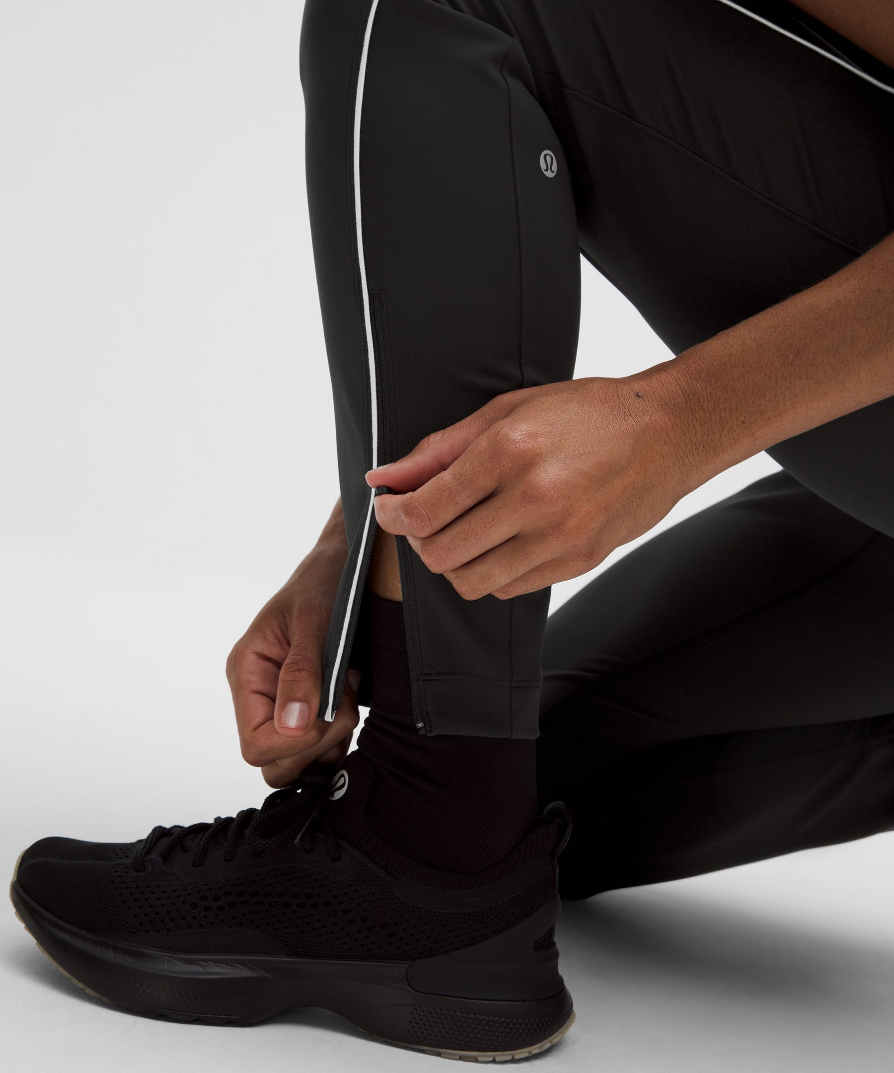 Lululemon Everlux Slim-fit High-rise Track Pant In Black