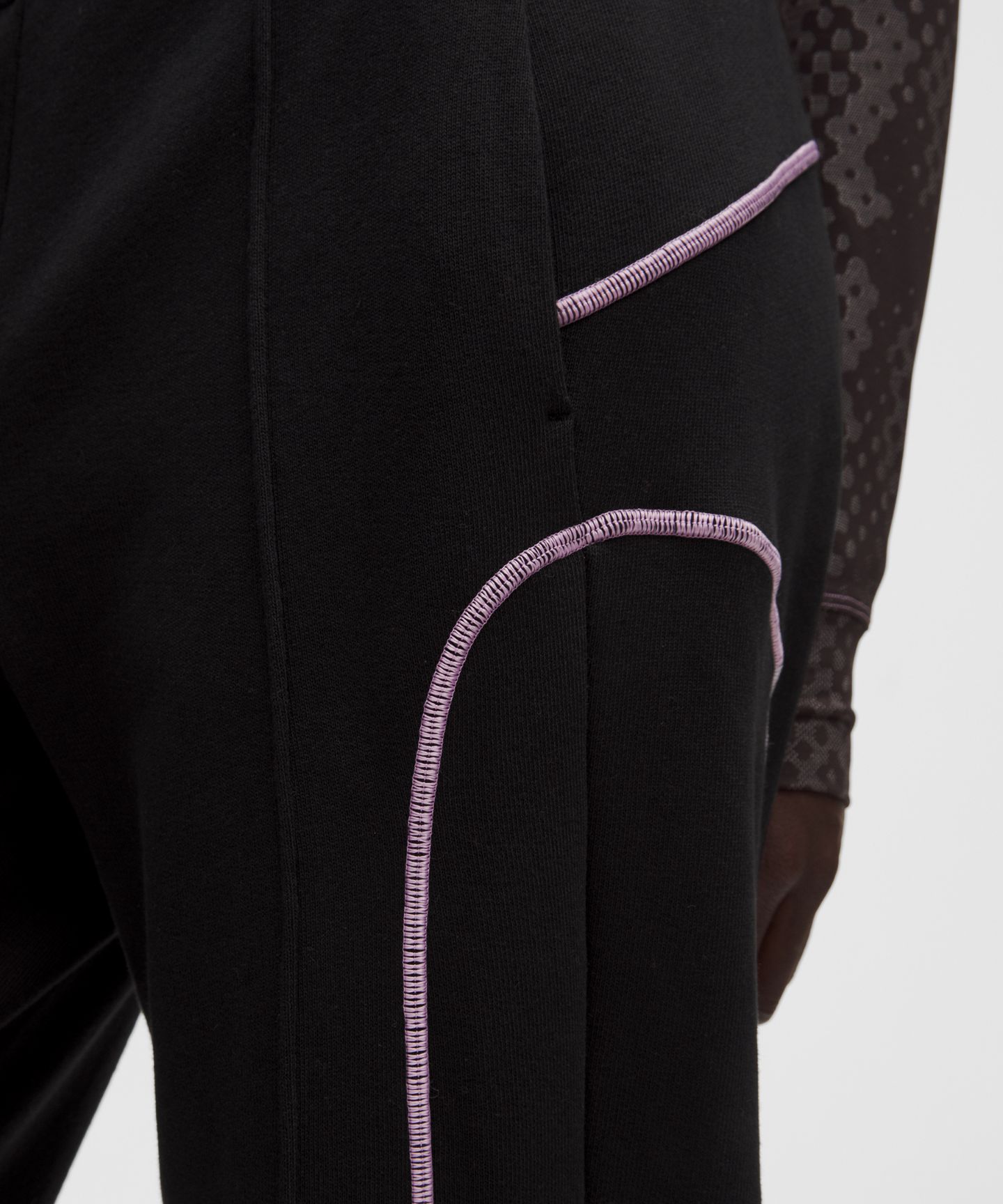 Женские брюки Lululemon Heavyweight French Terry Pant *Slnsh Collection, цвет: Чёрный — фото 7