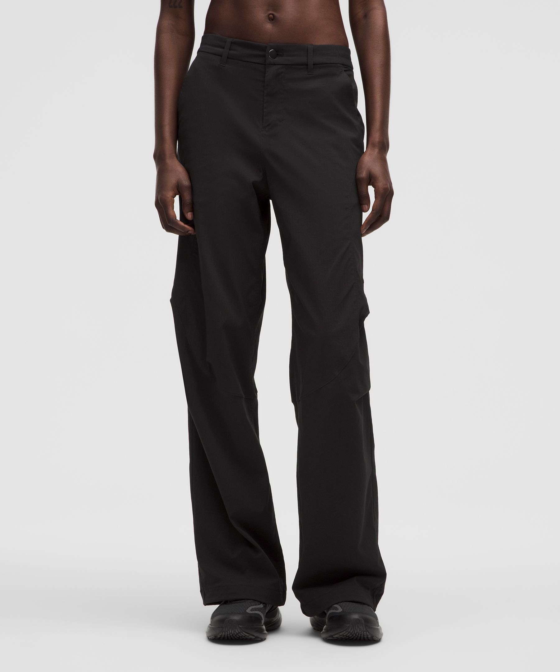 Ripstop Mid-Rise Utility Pant SLNSH Collection - Black,Neutral