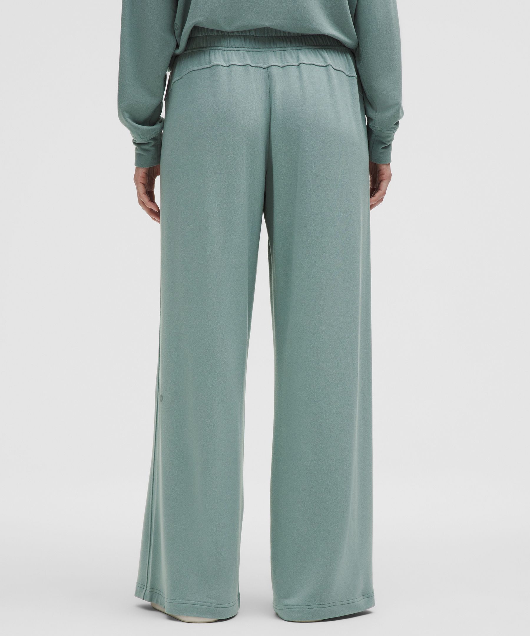 Lululemon Becalm Mid-rise Wide-leg Pants