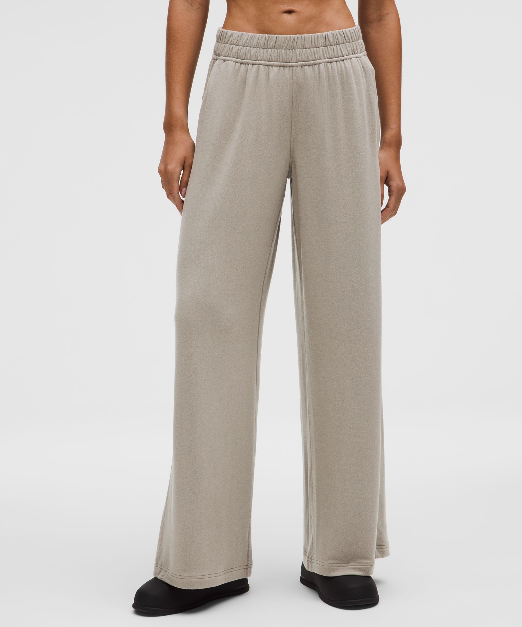 Lululemon Becalm Mid-rise Wide-leg Pant
