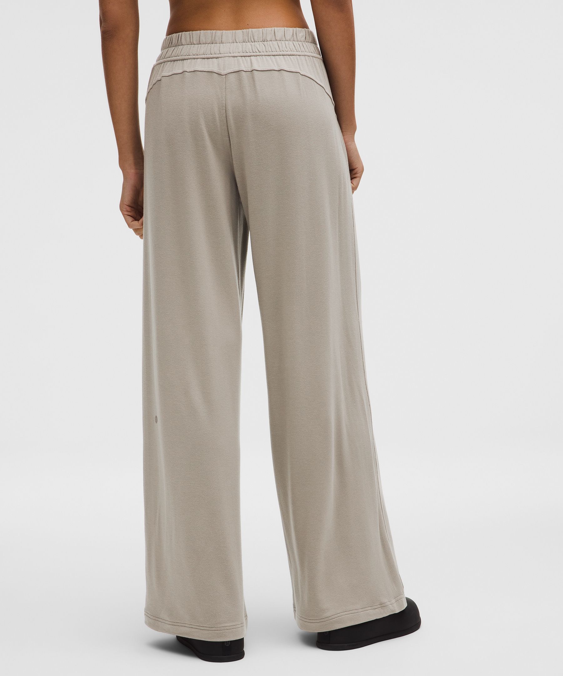 Lululemon Becalm Mid-rise Wide-leg Pant