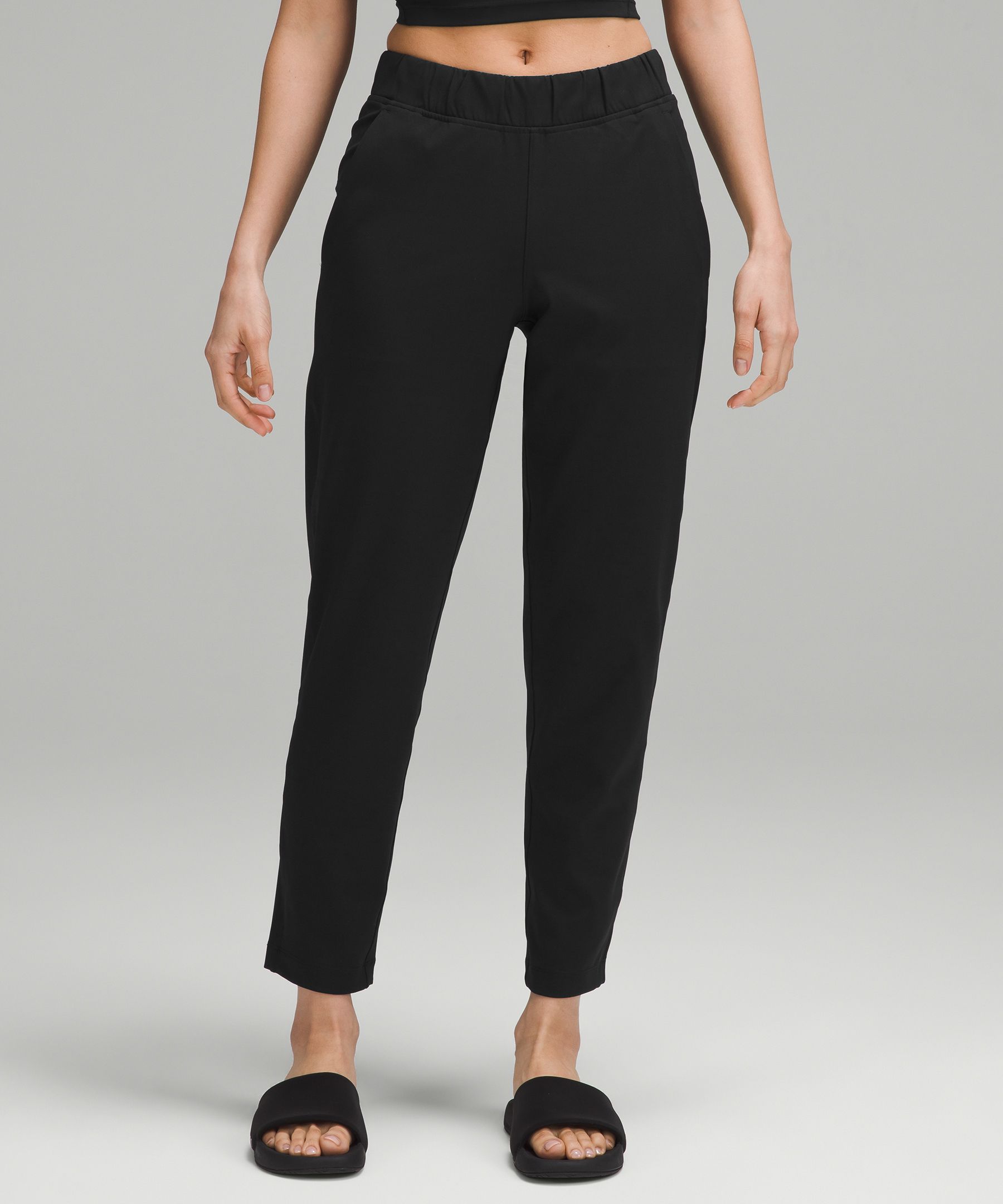 Lululemon black pants with pockets hotsell