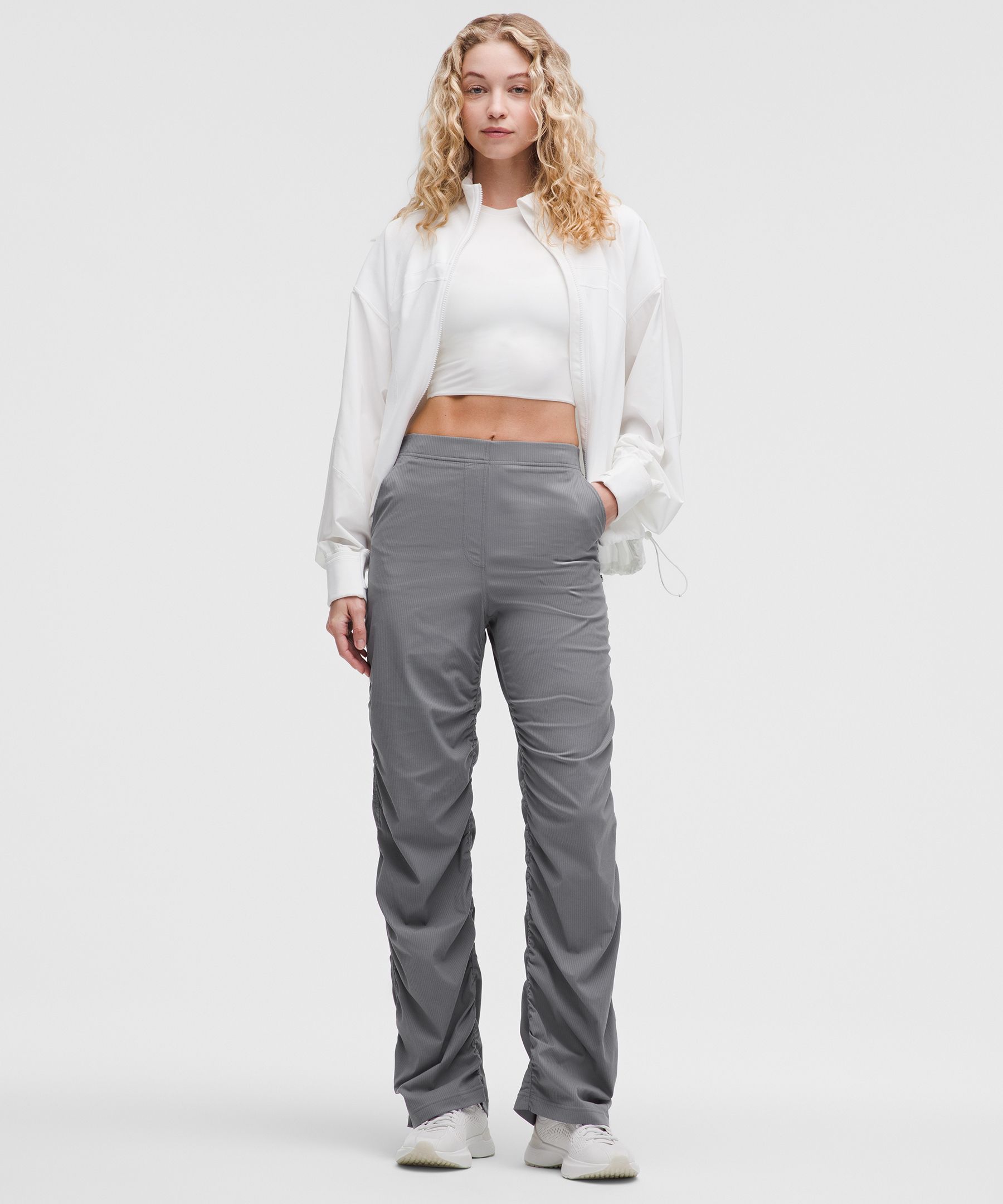 Dance Studio Slim-Fit High-Rise Flared Pant