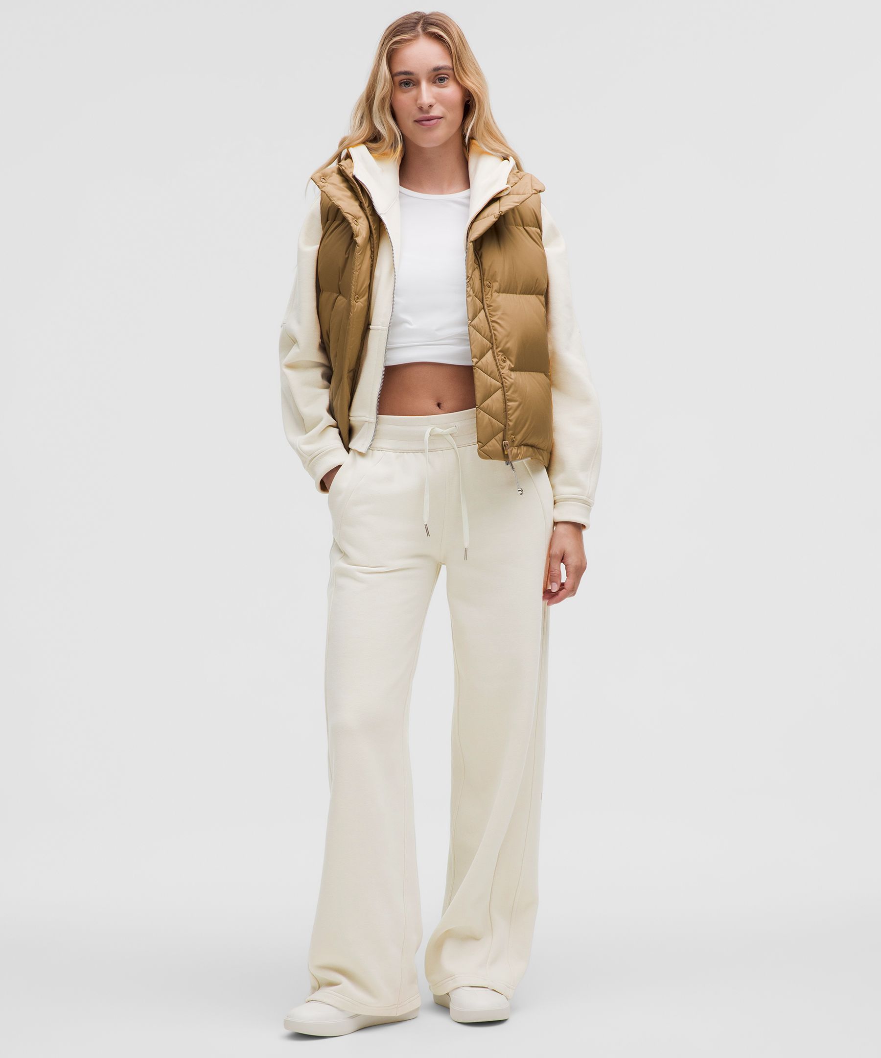 Scuba Mid-Rise Wide-Leg Pant *Regular