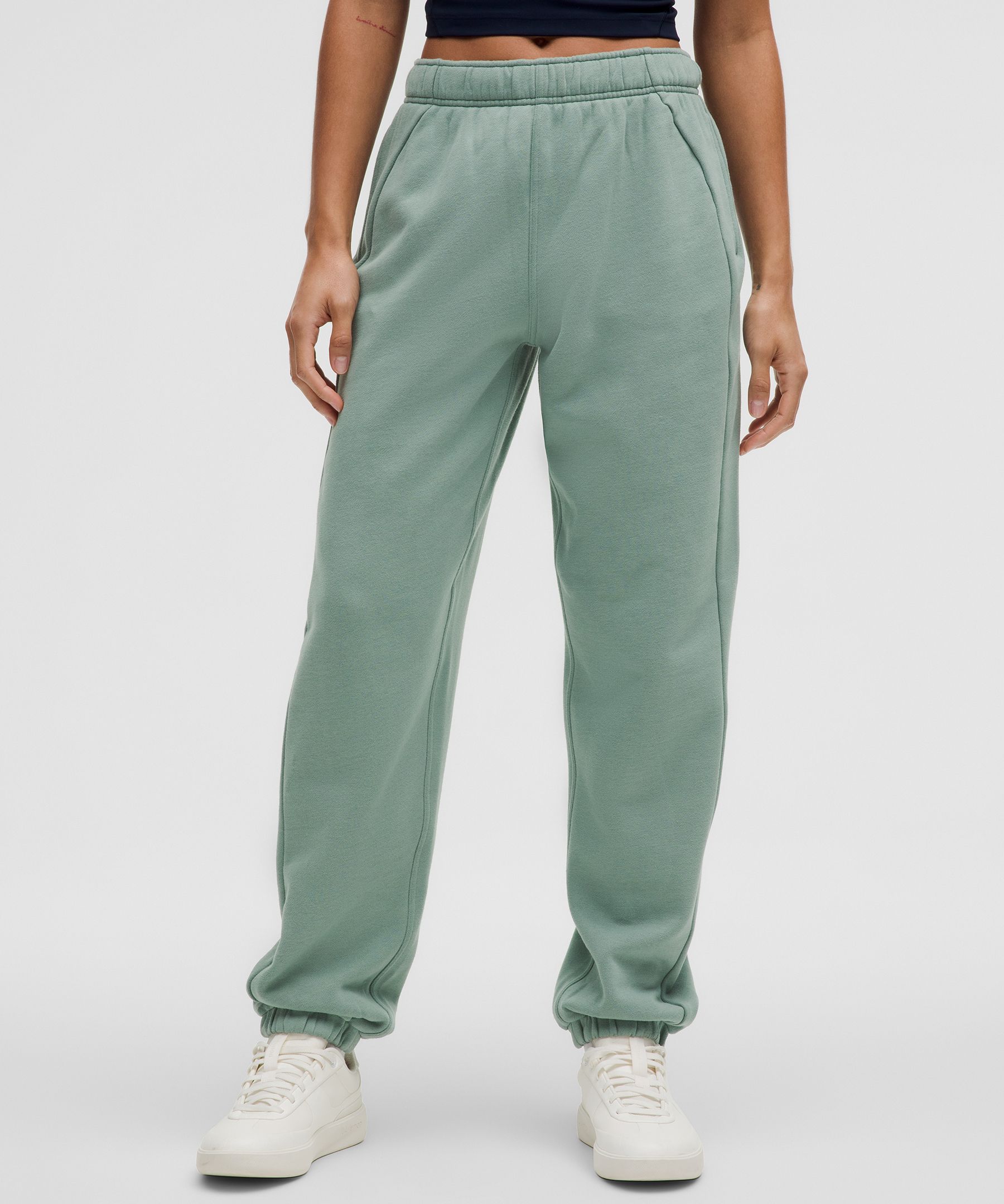 Elastic waistband sweatpants on sale