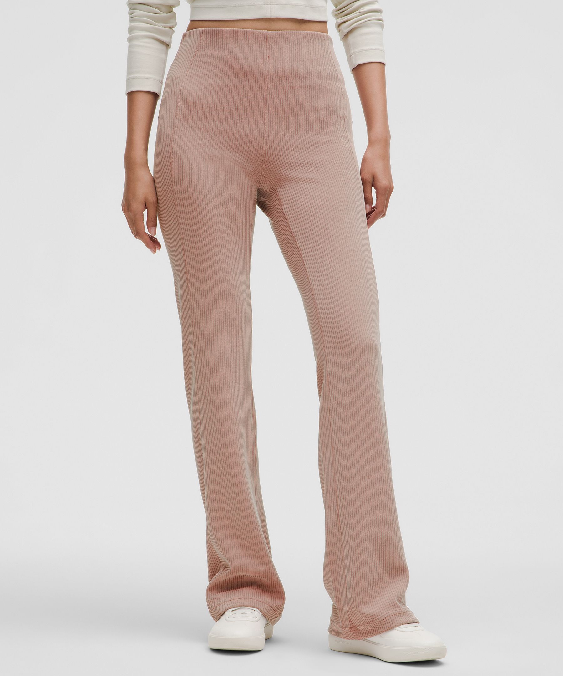 Ribbed Softstreme Flared Pant Regular