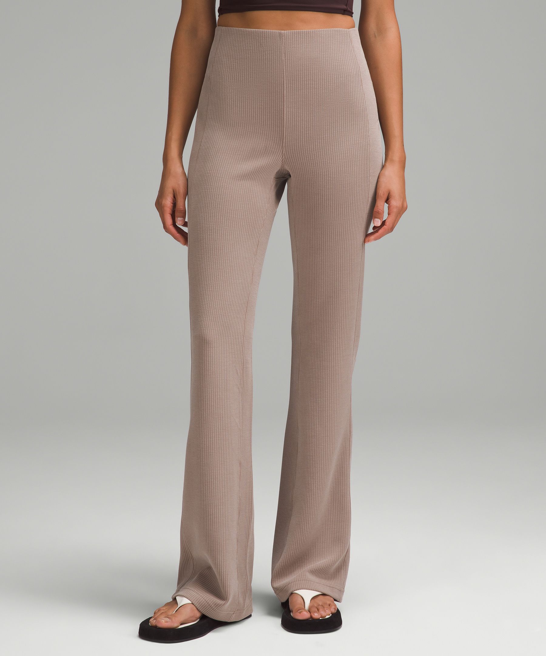 Ribbed Softstreme Flared Pant Regular