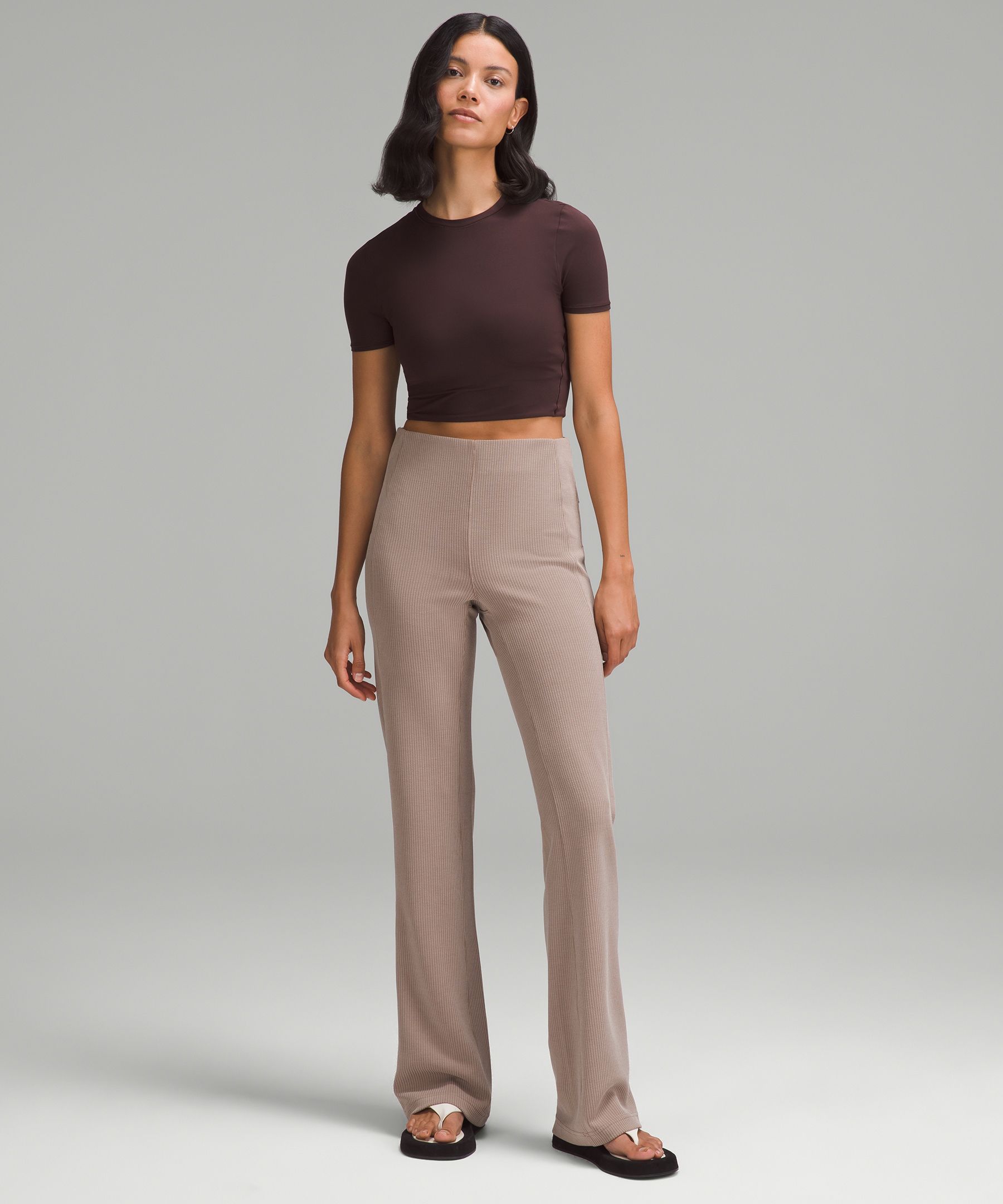 Ribbed Softstreme Flared Pant *Regular | Women's Pants | lululemon