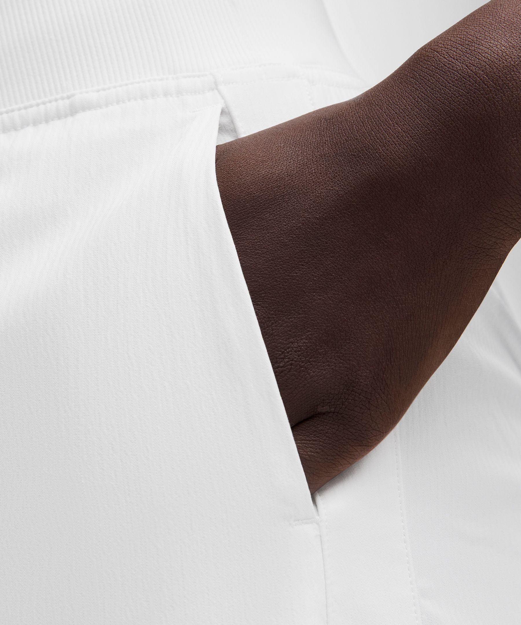 Shop Lululemon Ruched High-rise Wide-leg Pant