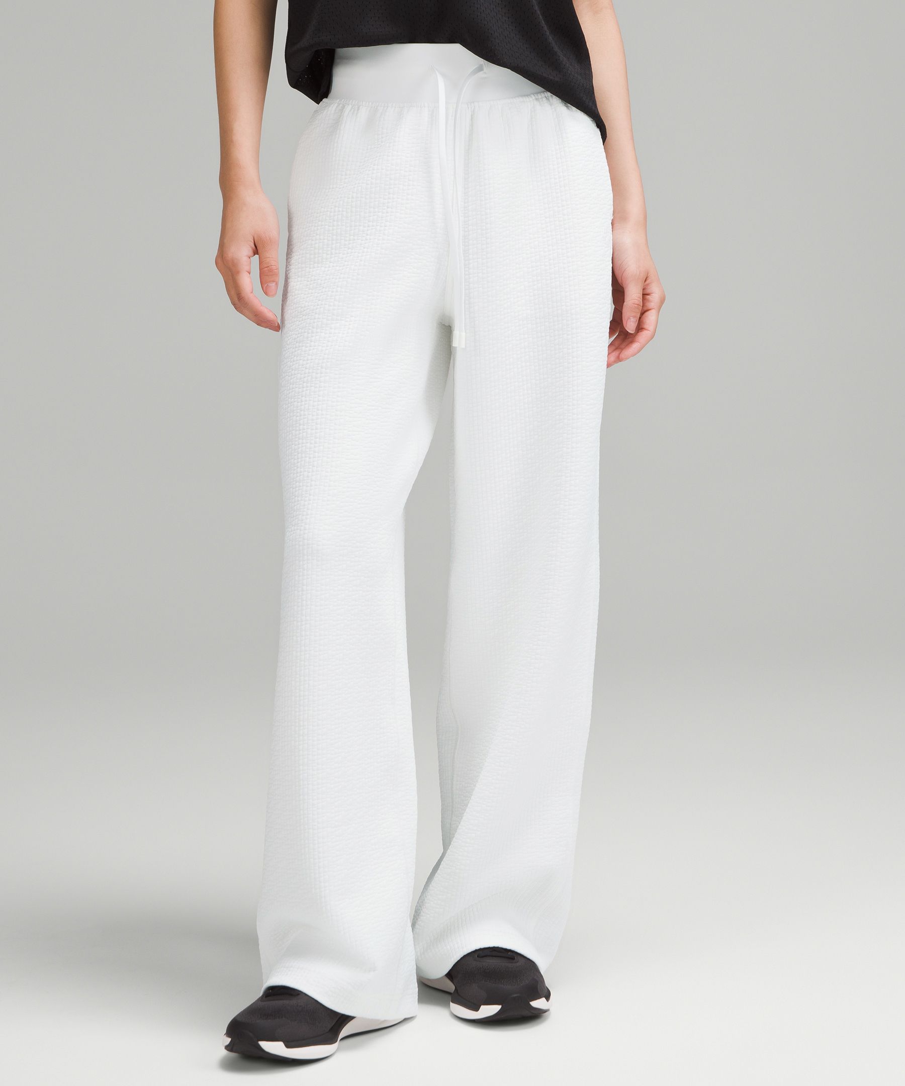 Wide bottom track pants sale