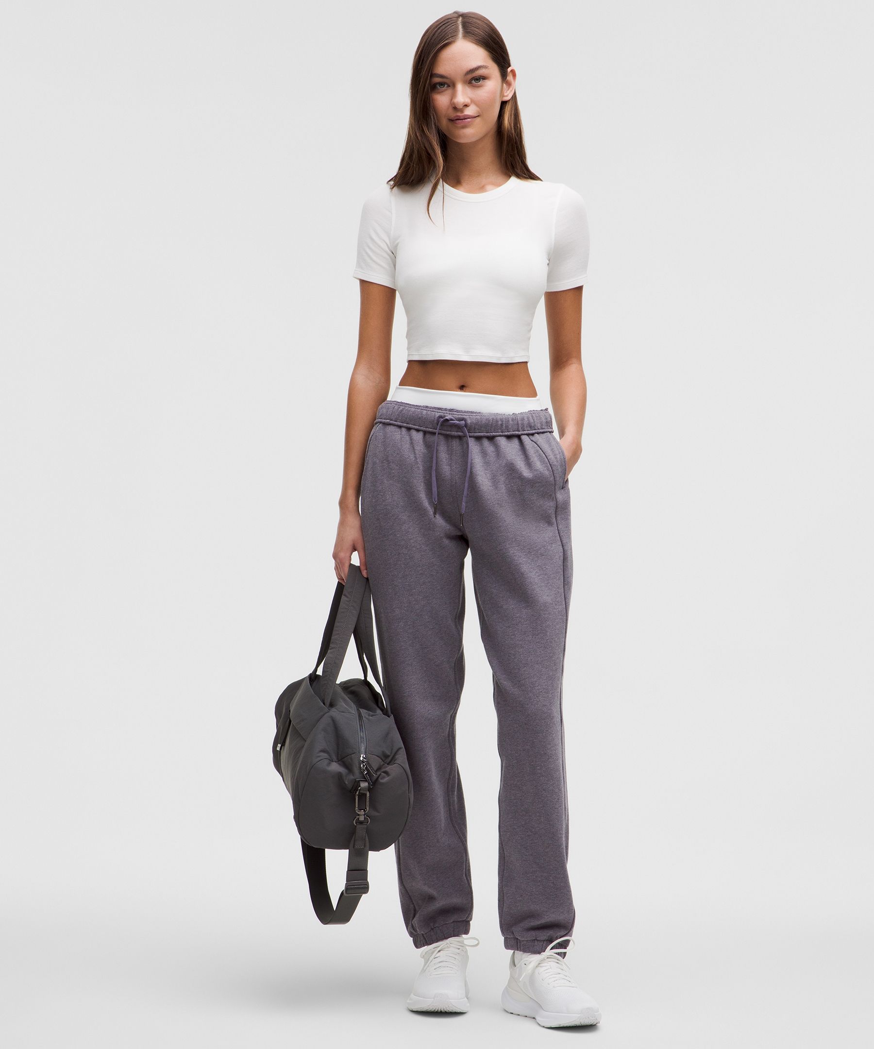 Lululemon Scuba Mid-rise Oversized Jogger In Purple
