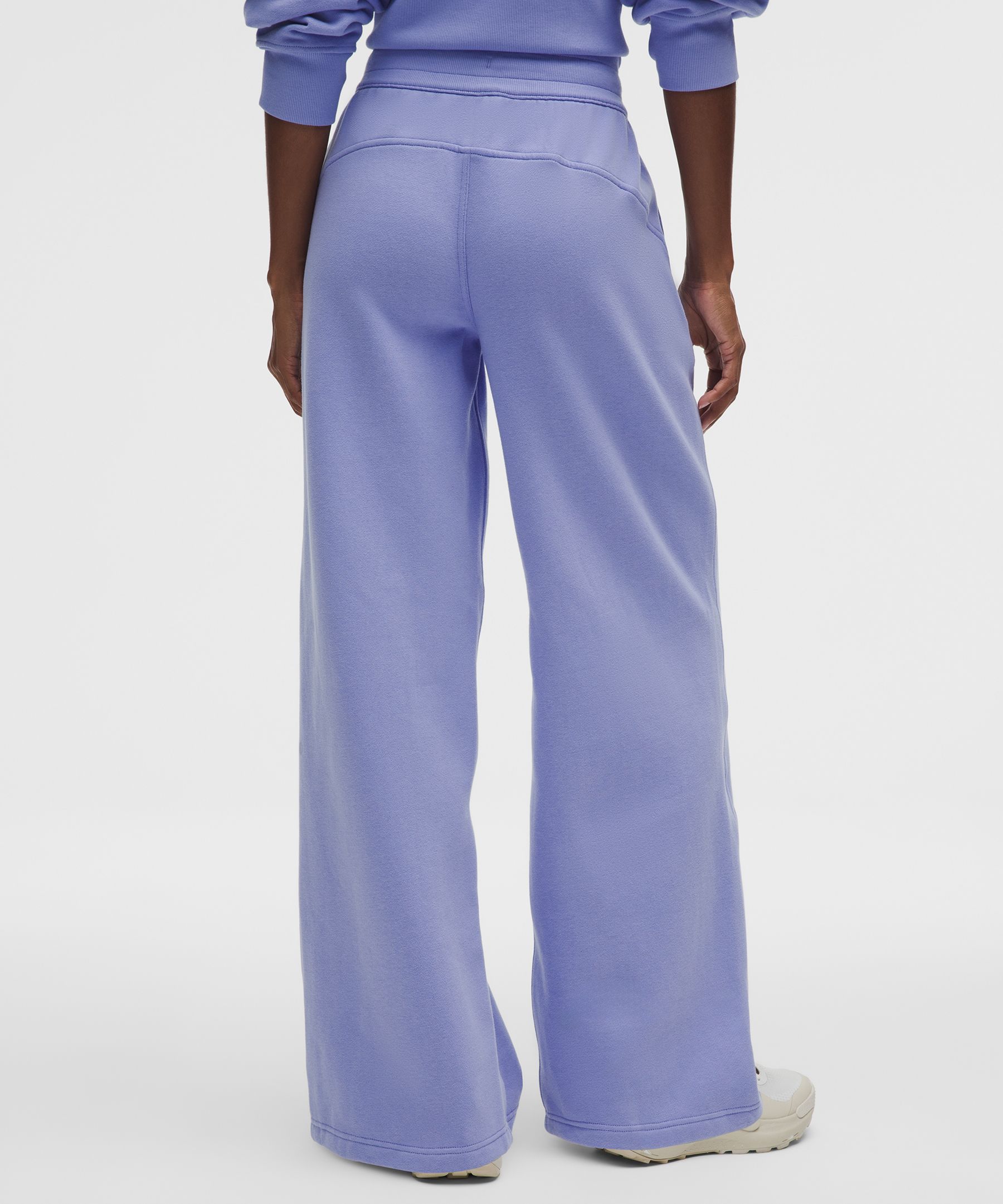 Lululemon Scuba Mid-rise Wide-leg Pant In Purple