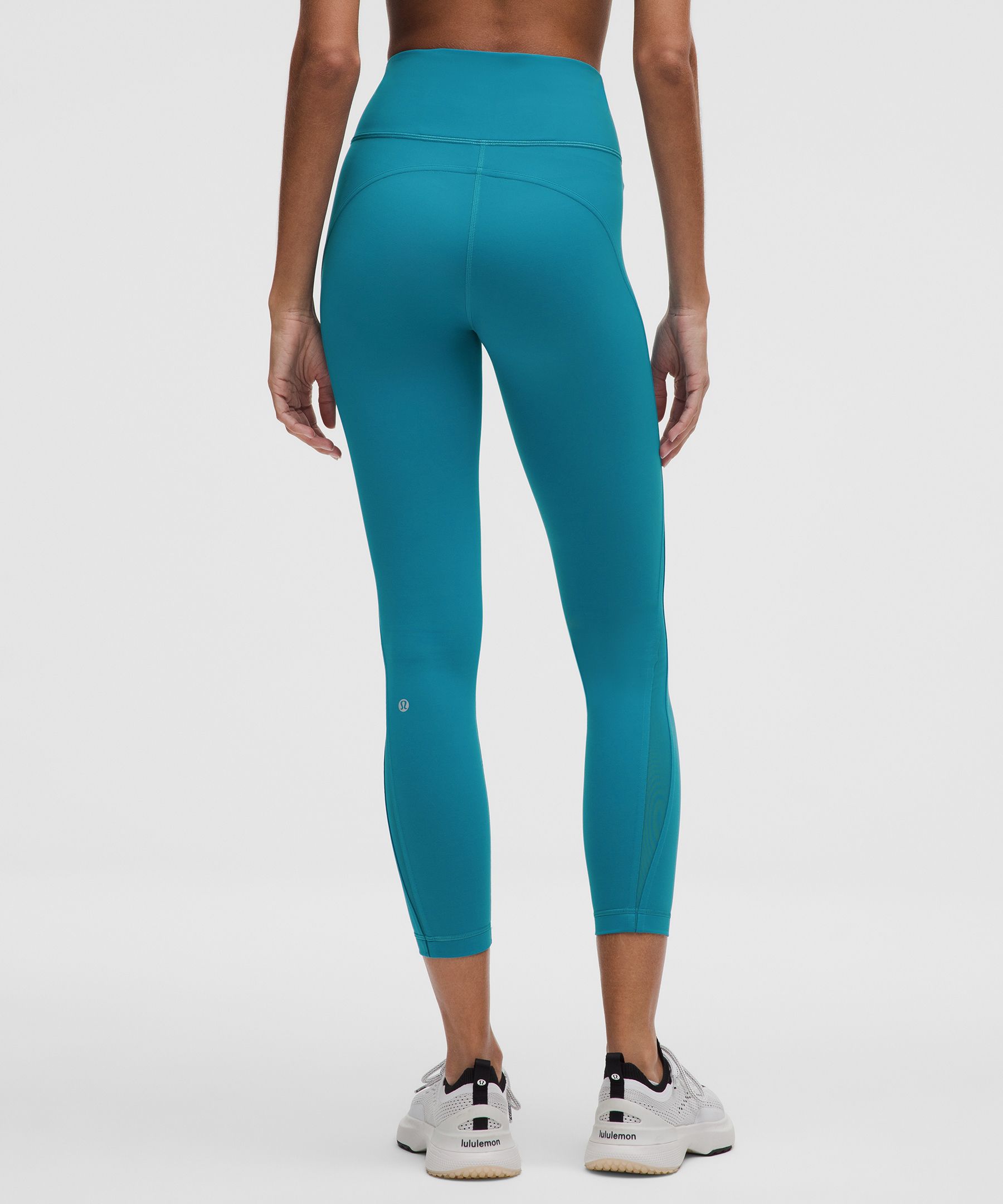 Lululemon Wunder Train Mesh Panel High-rise Leggings 25"