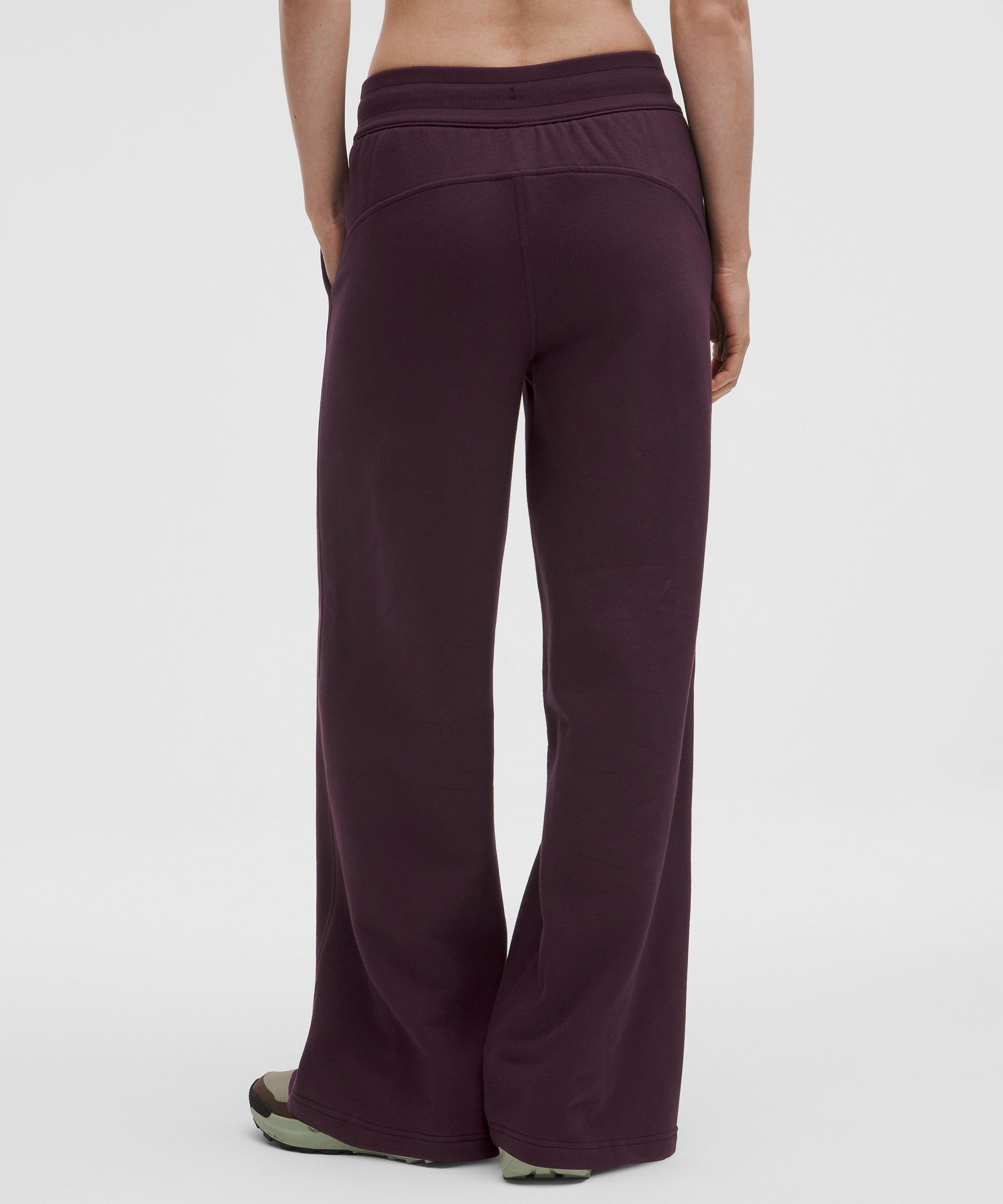 Lululemon Scuba Mid-rise Wide-leg Pant In Purple