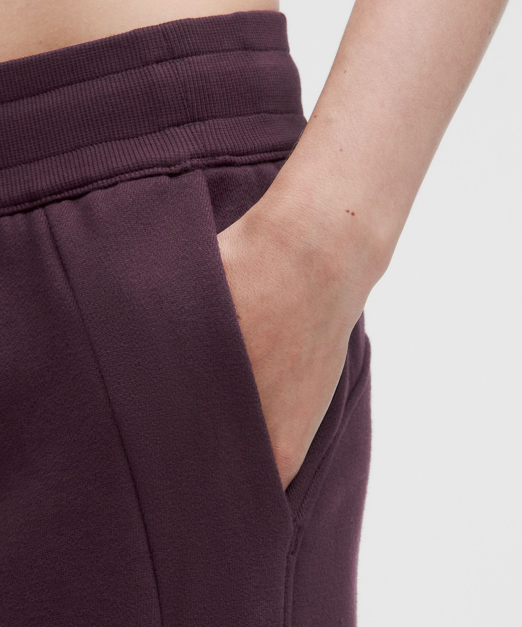 Lululemon Scuba Mid-rise Wide-leg Pant In Purple