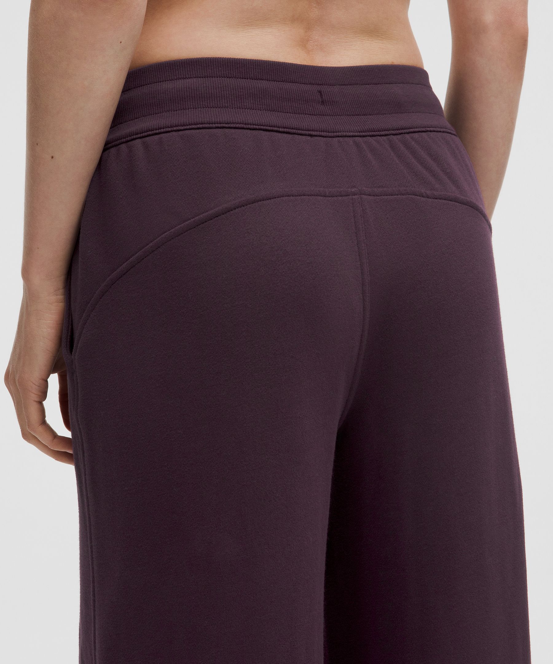 Lululemon Scuba Mid-rise Wide-leg Pant In Purple
