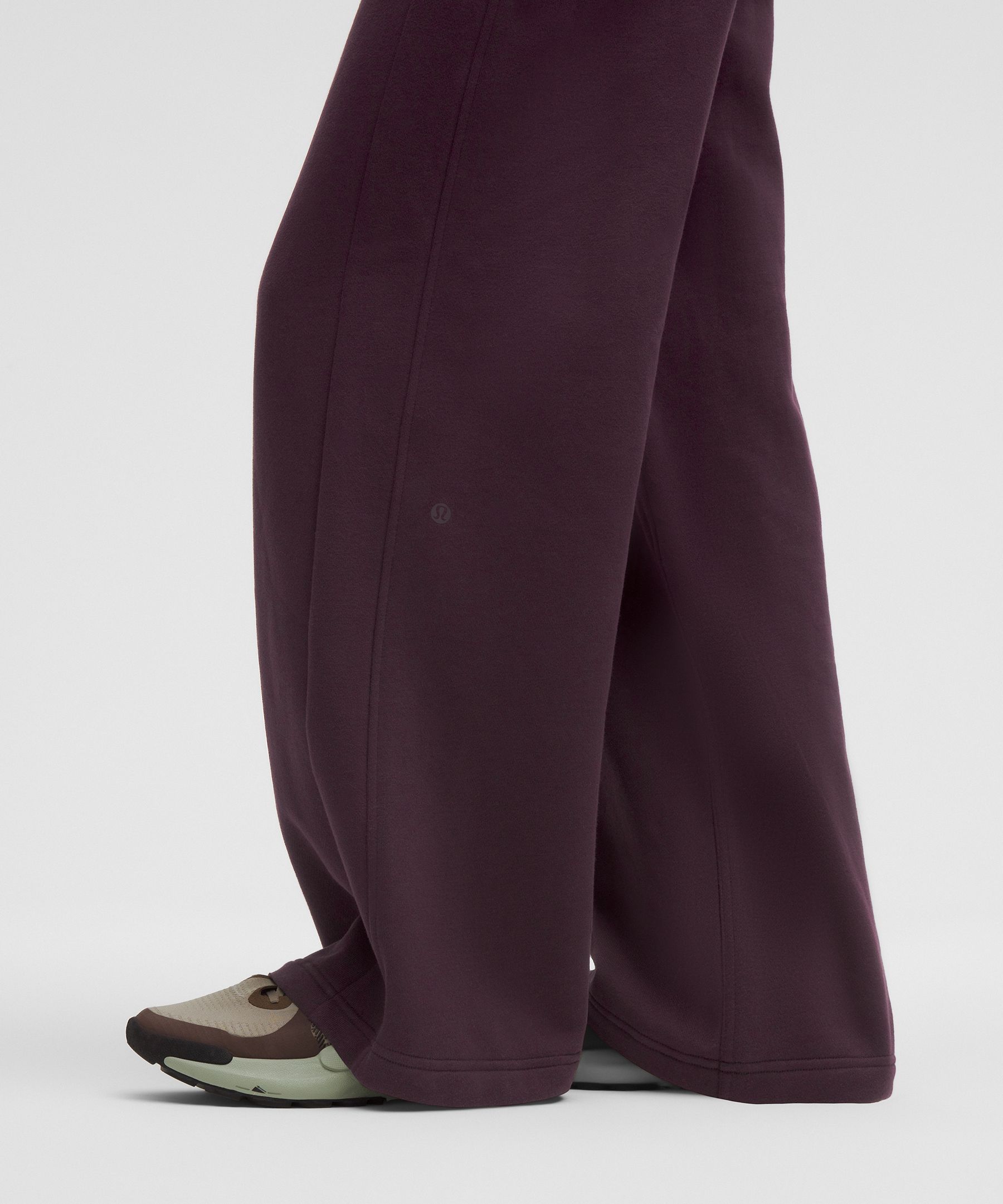 Lululemon Scuba Mid-rise Wide-leg Pant In Purple