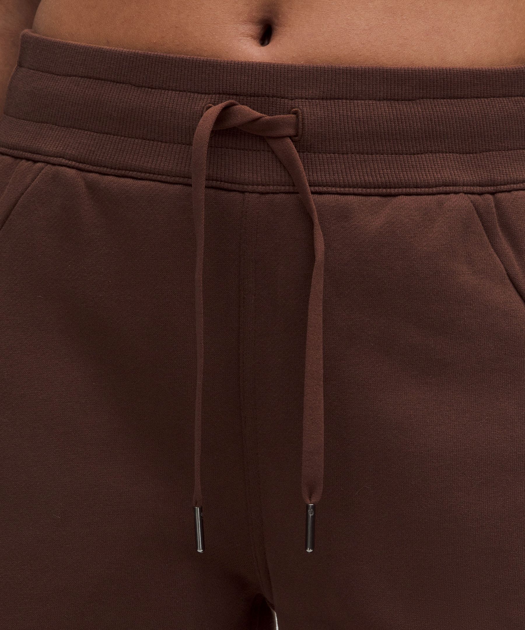 Shop Lululemon Scuba Mid-rise Wide-leg Pant Short