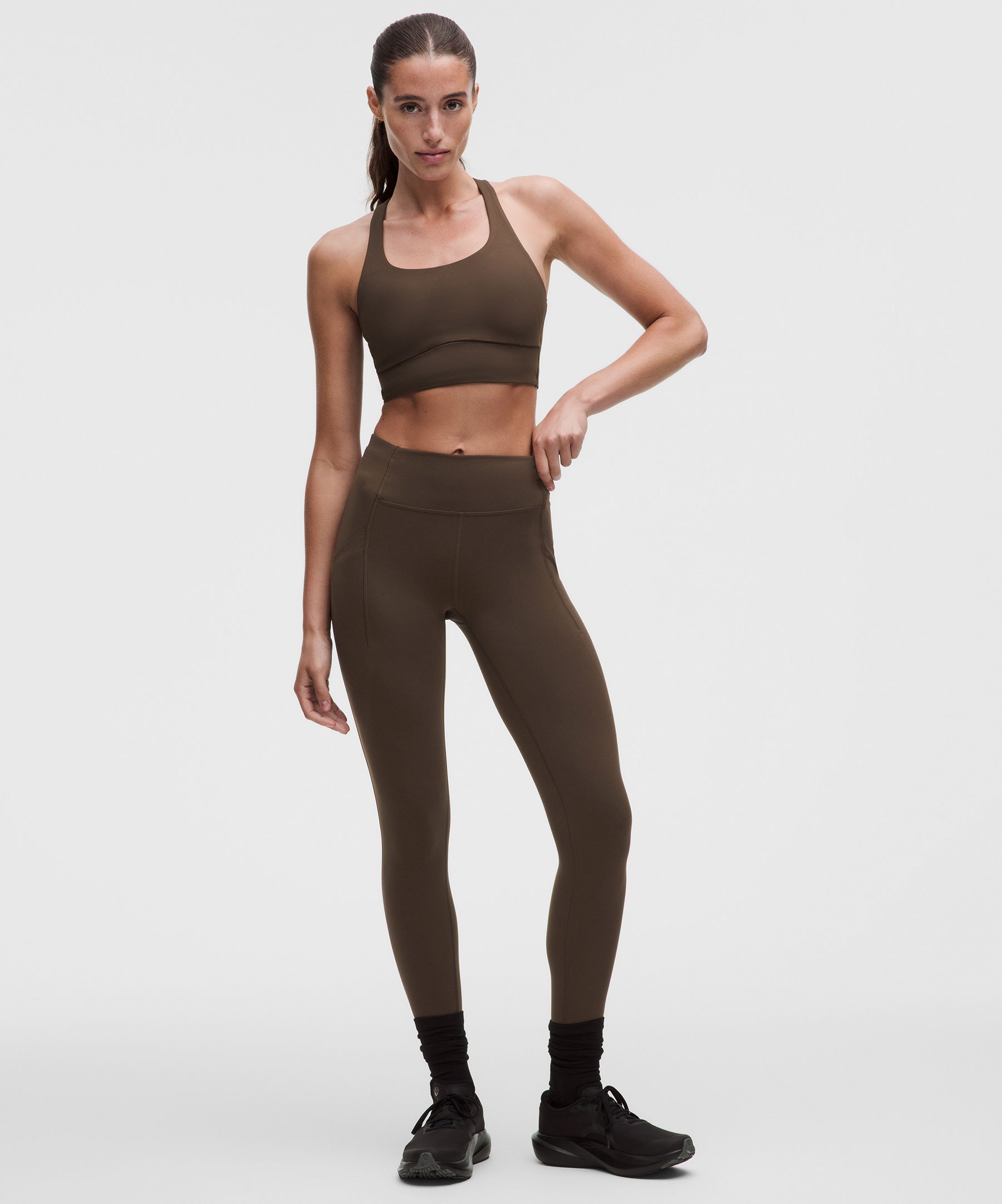lululemon – Women’s Swift Speed High-Rise Tight Leggings – 25″ – Color Brown – Size 4