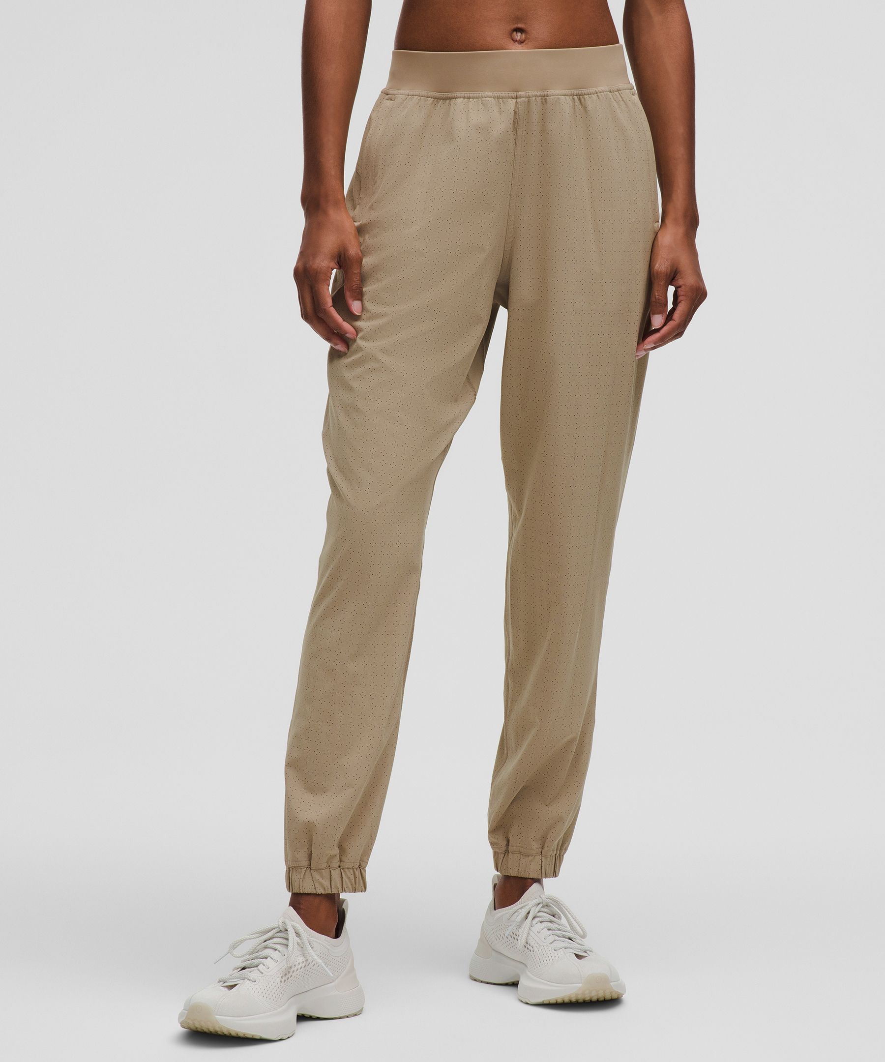 Adapted State Perforated High-Rise Jogger