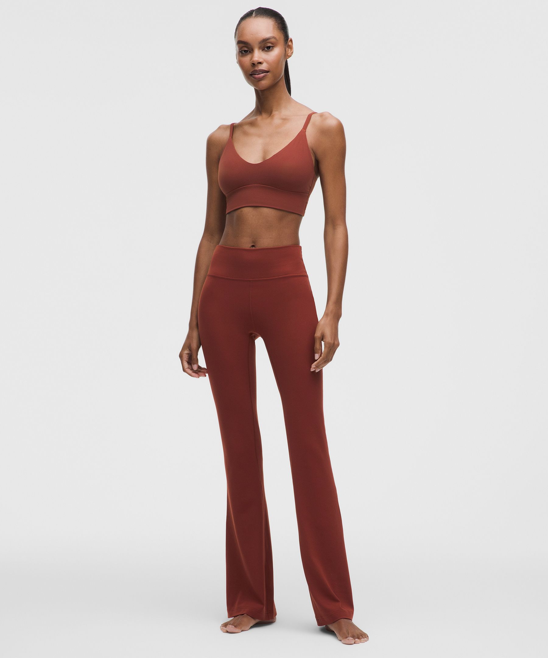 Pantalon Groove &eacute;vas&eacute; taille haute en Nulu *Standard