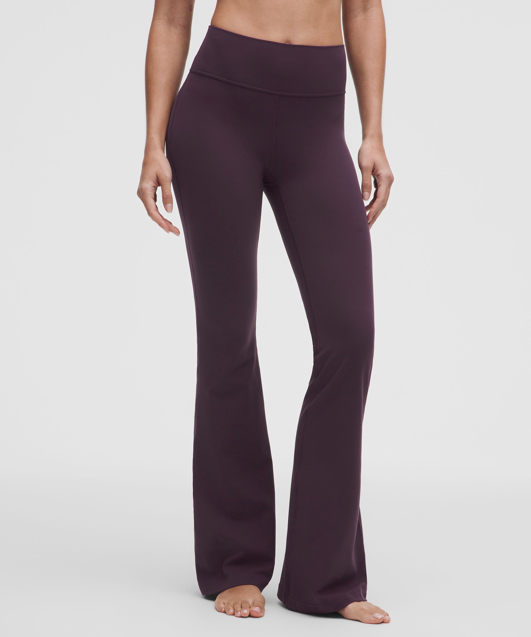 Groove Nulu High-Rise Flared Pant - Purple