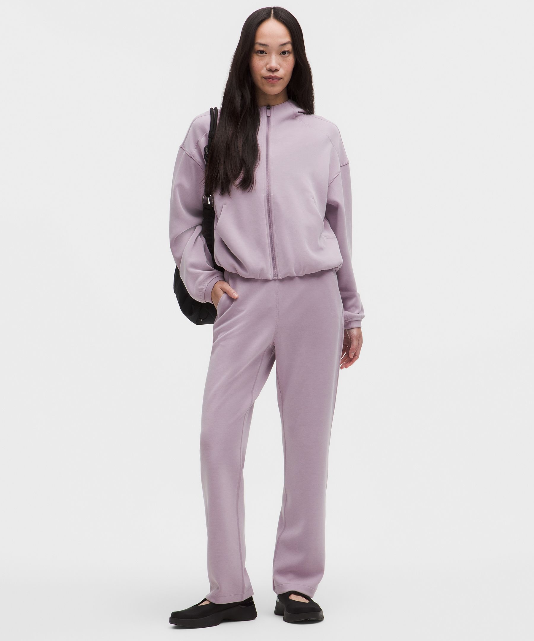 Softstreme ハイライズ ストレートレッグパンツ *アジアフィット