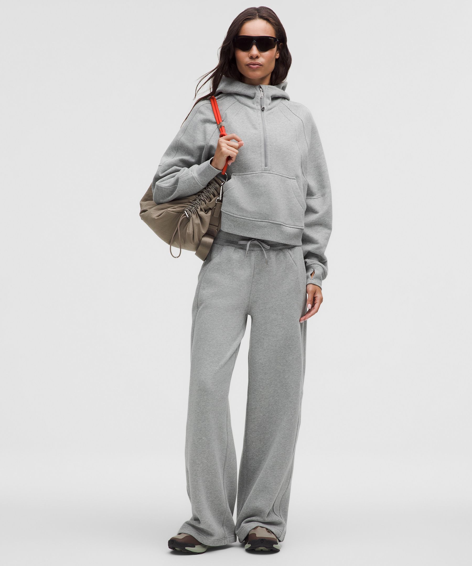 Scuba Mid-Rise Wide-Leg Pant 