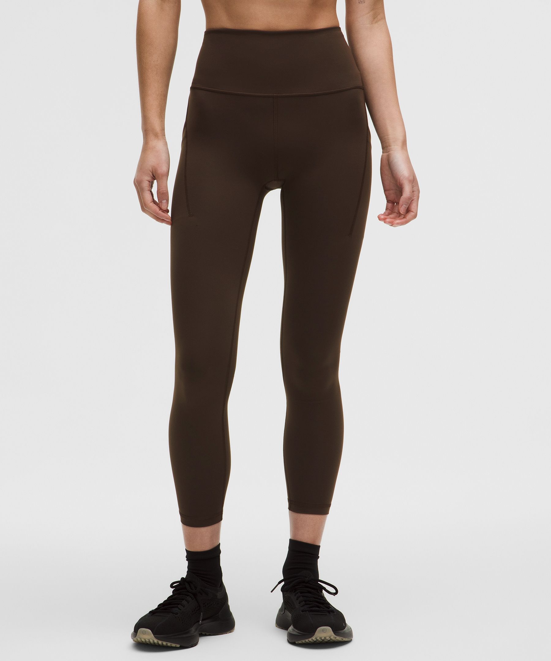 Wunder Train ハイライズタイツ ポケット付き 24インチ *アジア