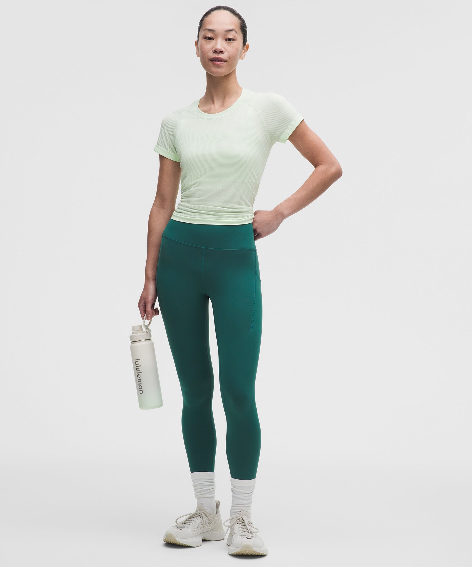 lululemon ヨガパンツfast and free 24 フリース Fast and Free ハイライズフリースタイツ 24インチ *アジアフィット