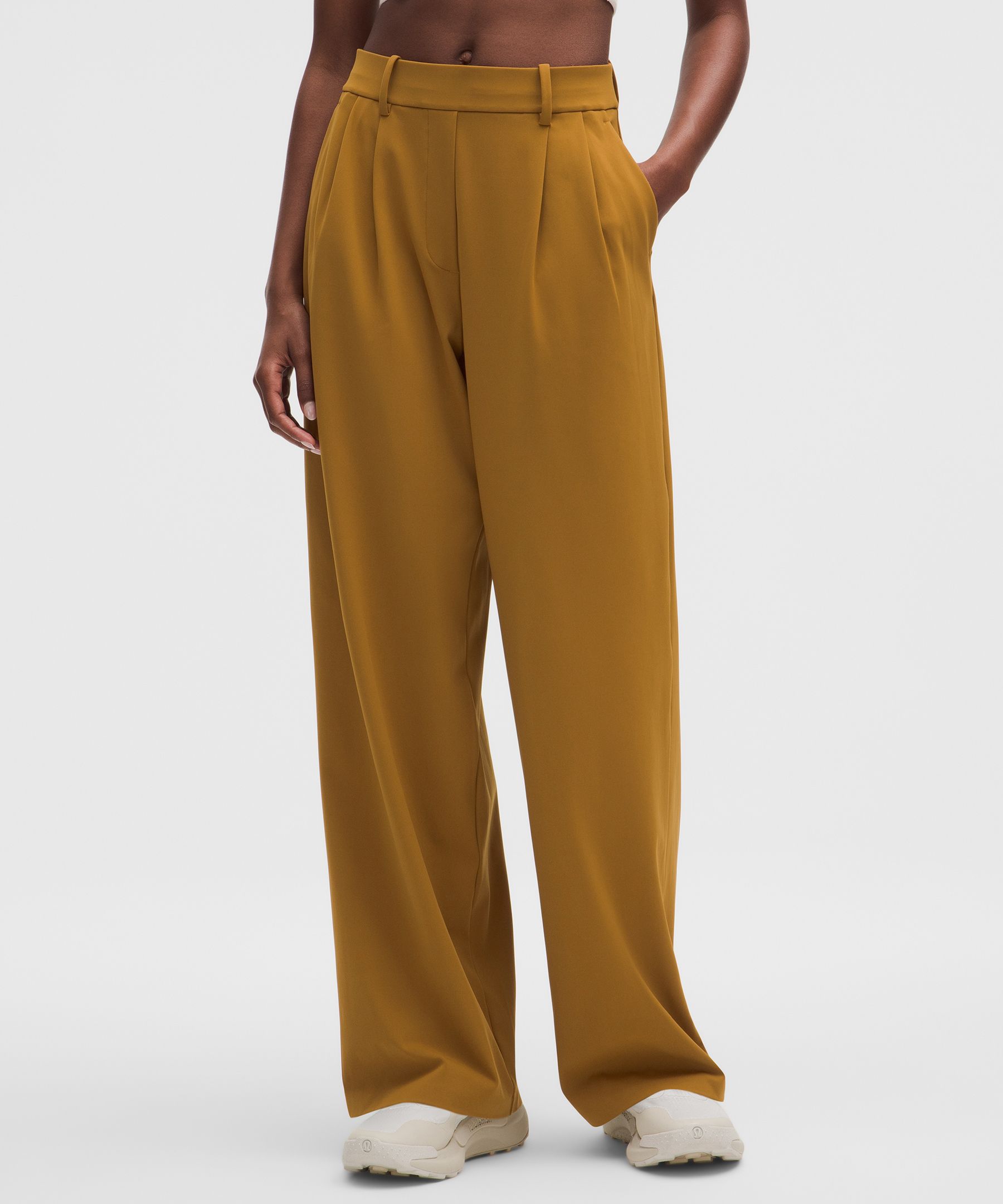Lululemon Daydrift High-rise Wide-leg Trouser In Brown