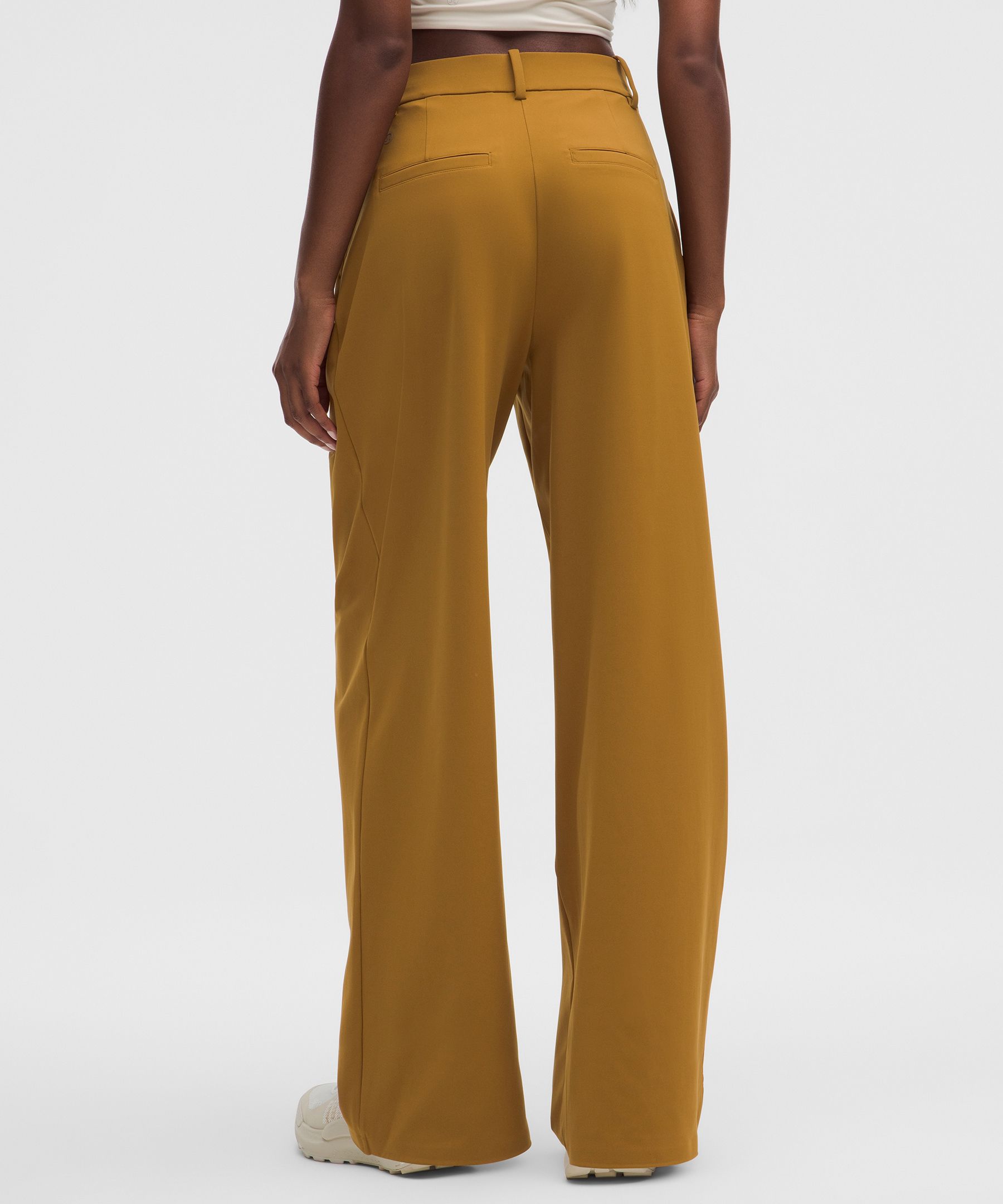 Lululemon Daydrift High-rise Wide-leg Trouser In Brown