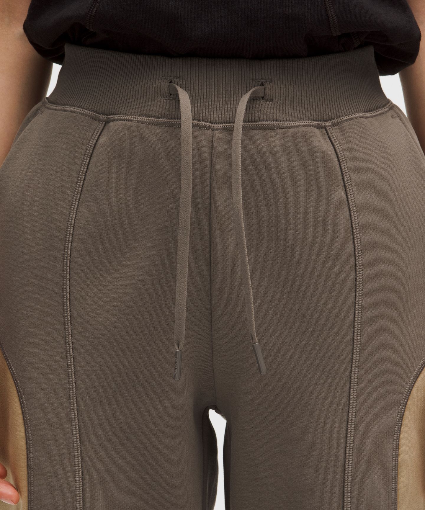 Женские брюки Lululemon Cotton Fleece Mid-Rise Straight-Leg Pant *Slnsh Collection, цвет: Дубовый — фото 4