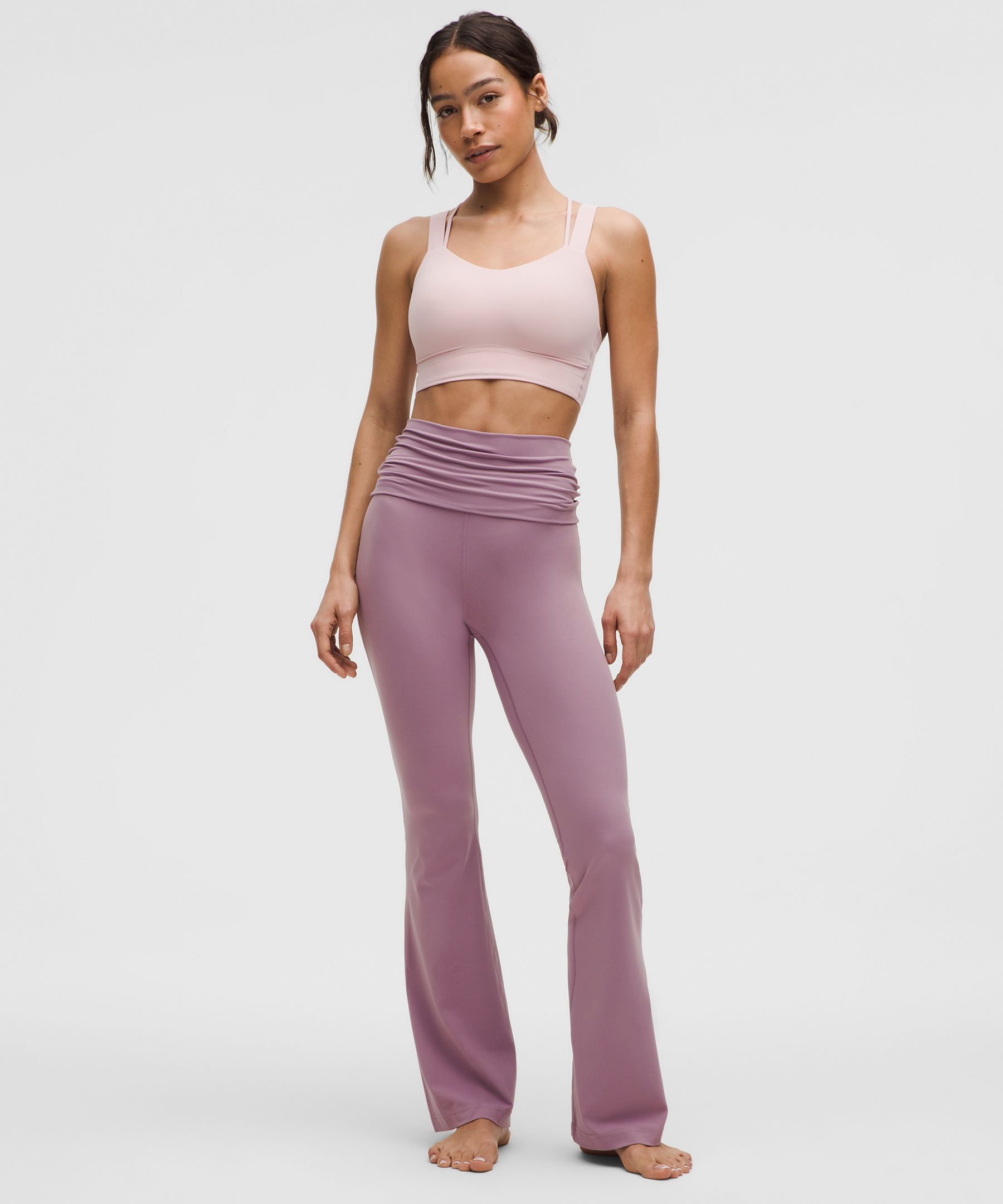 Lululemon Groove Nulu Foldover-waist Flared Pants