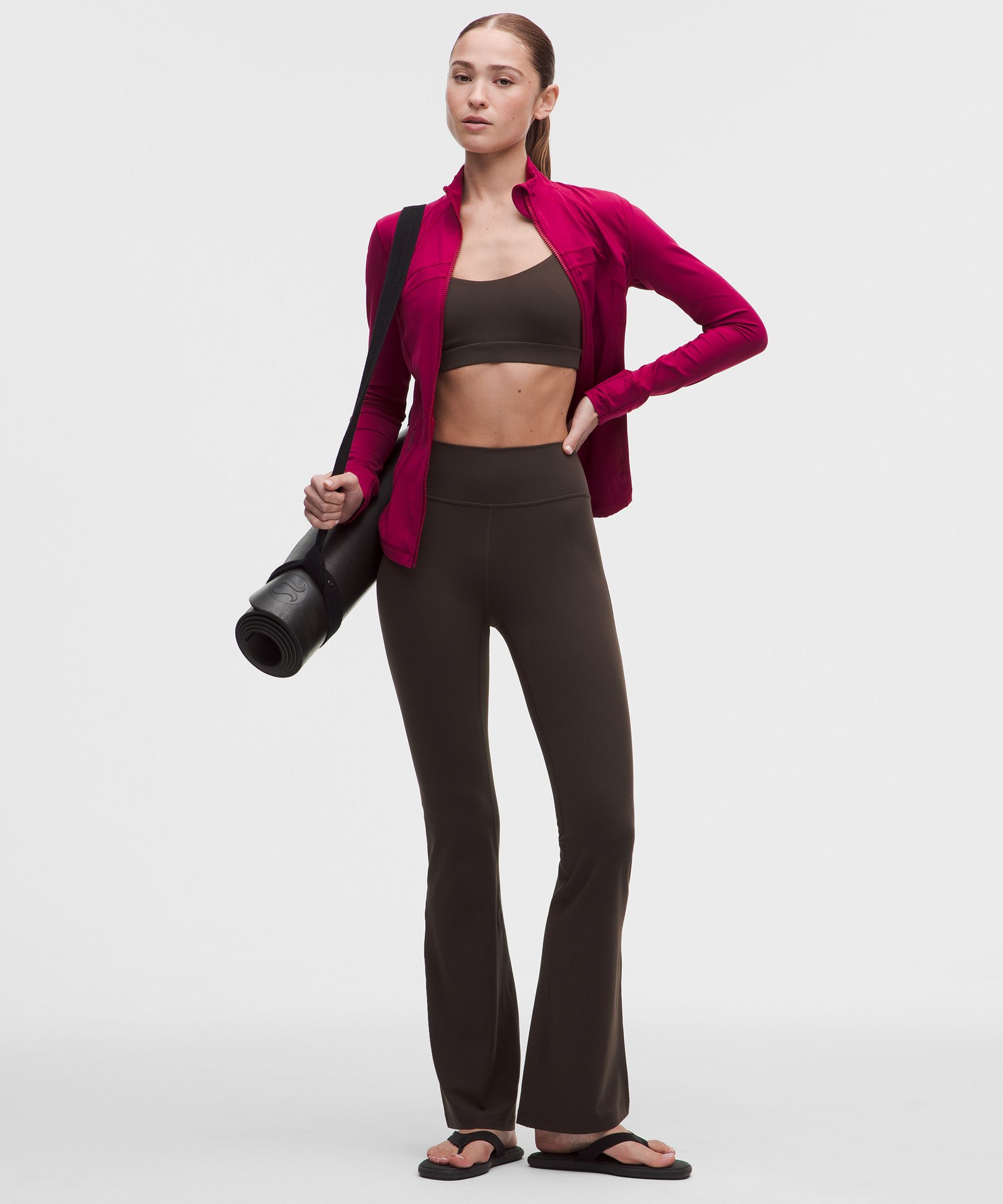 Leggings Groove Nulu acampanados de tiro alto *Regular