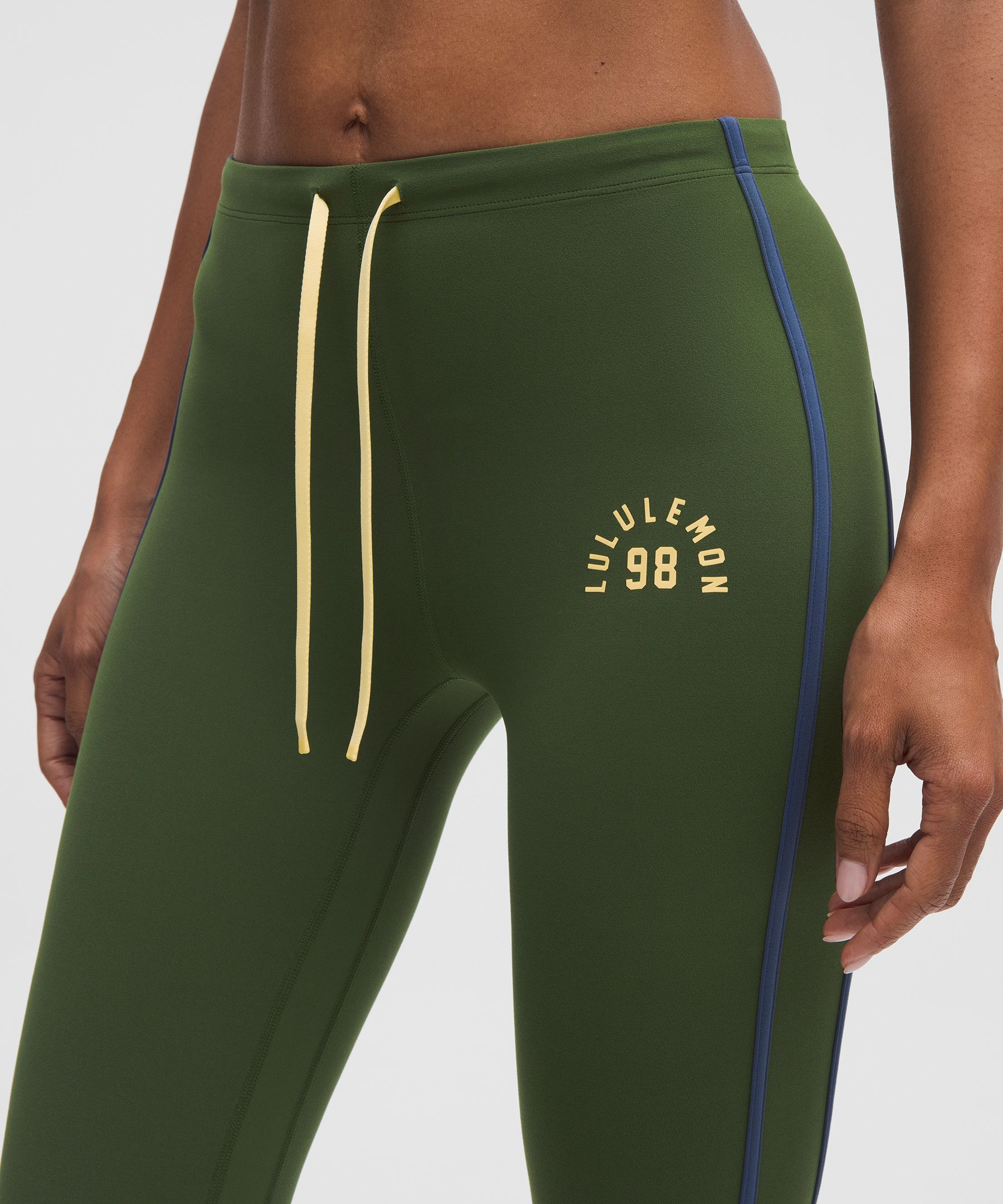 Nulu Sporty Trim Mid-Rise Flared Pant