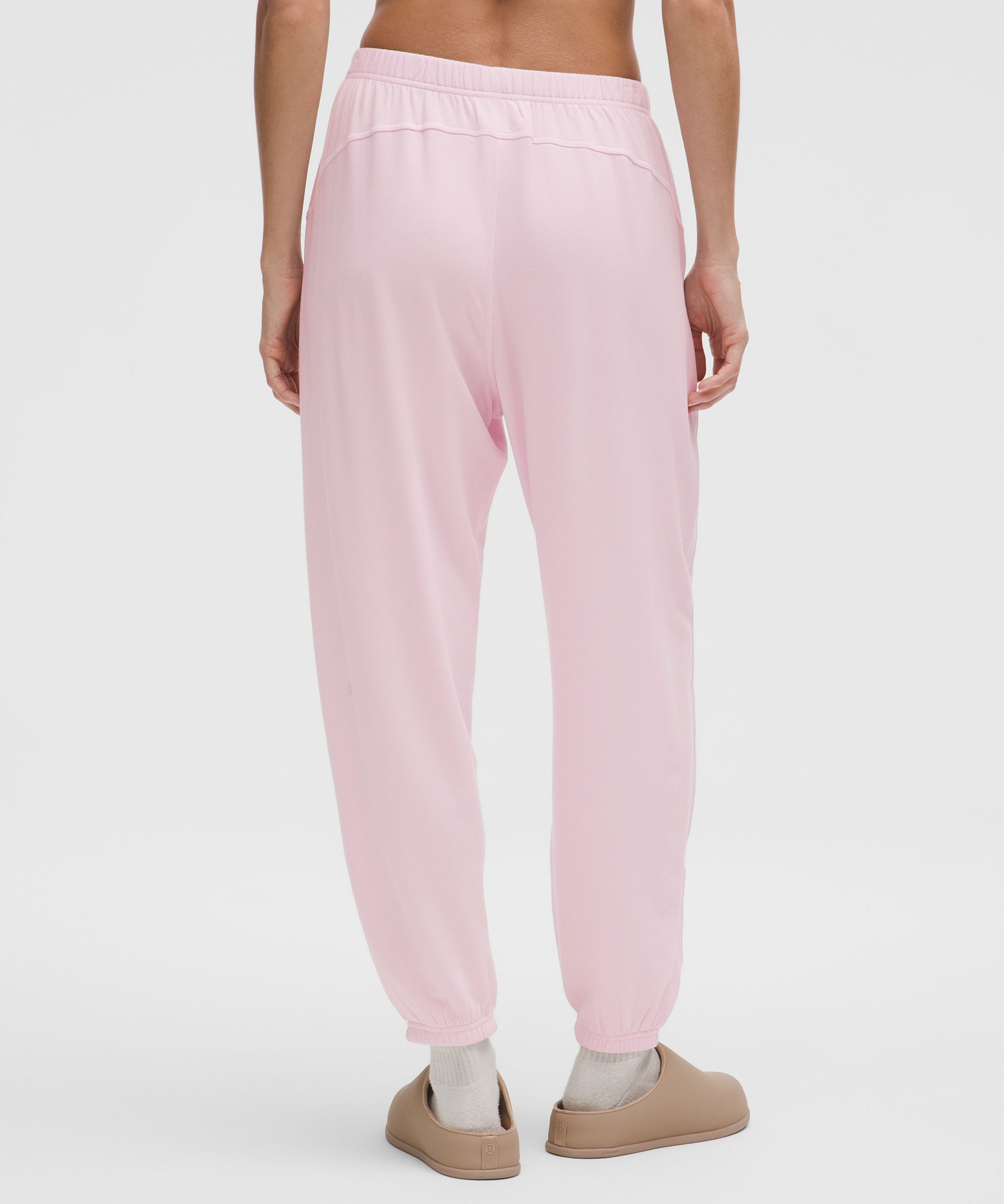 Lululemon Becalm Oversized Mid-rise Pant In Pink