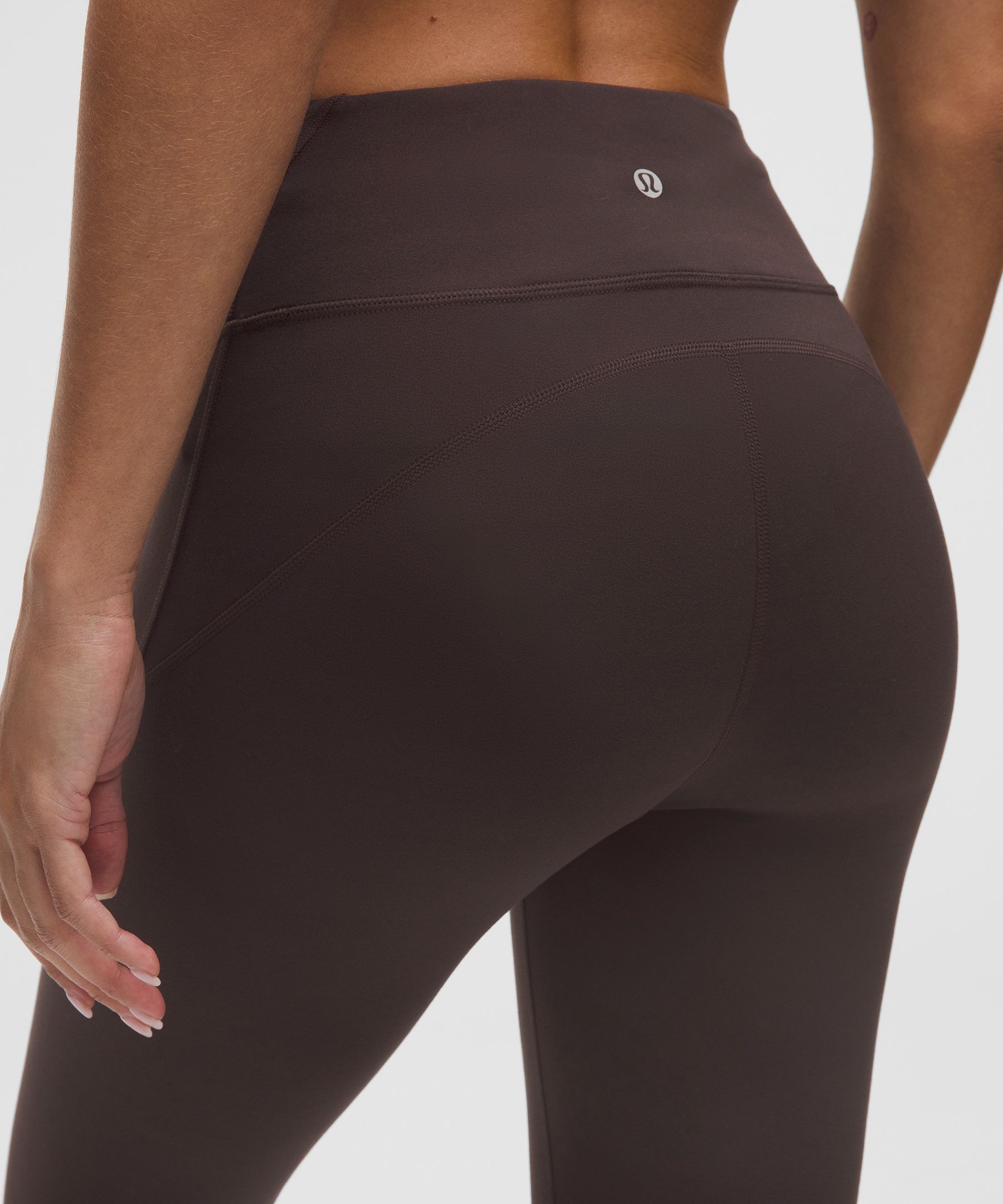 Lululemon Groove High-rise Tight 25" In Brown