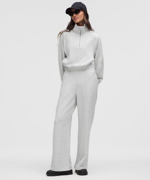 Женские широкие брюки Lululemon Scuba Mid-Rise Waffle