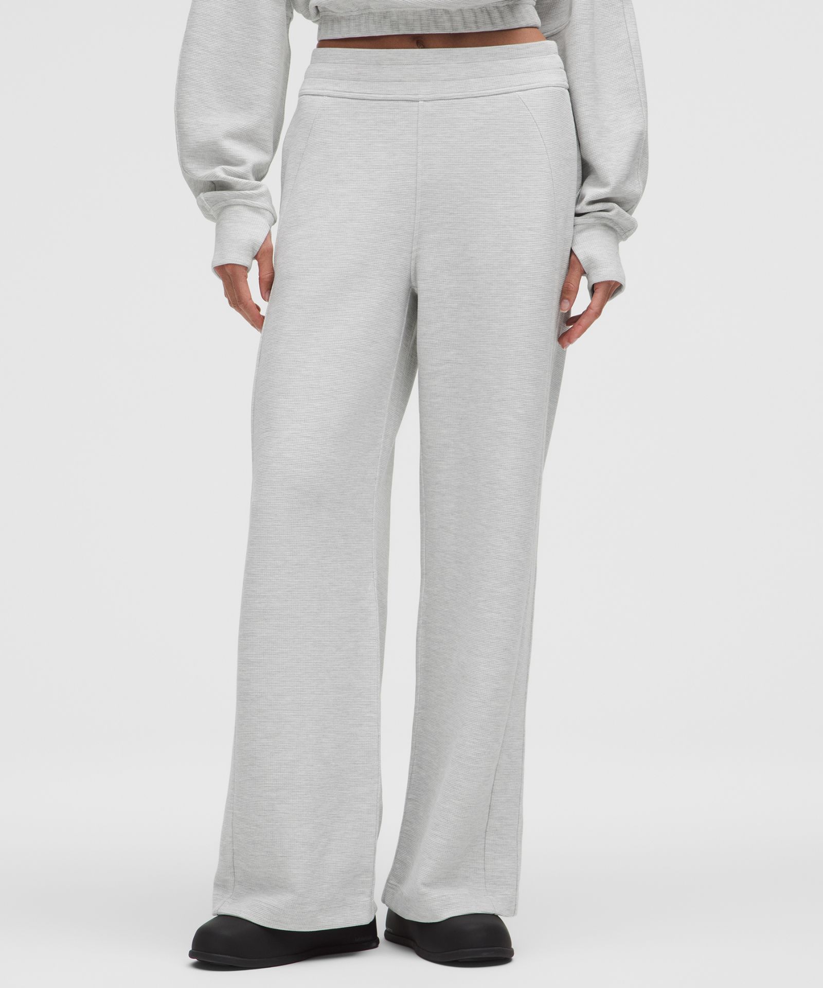 Женские широкие брюки Lululemon Scuba Mid-Rise Waffle — фото 2