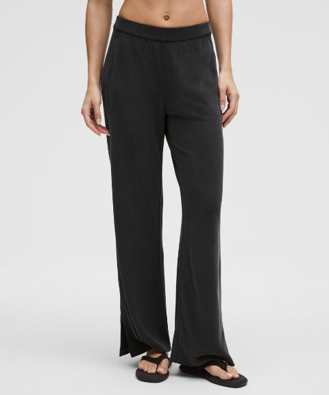 Lululemon Softstreme High-Rise Wide-Leg Pique Pant *Regular
