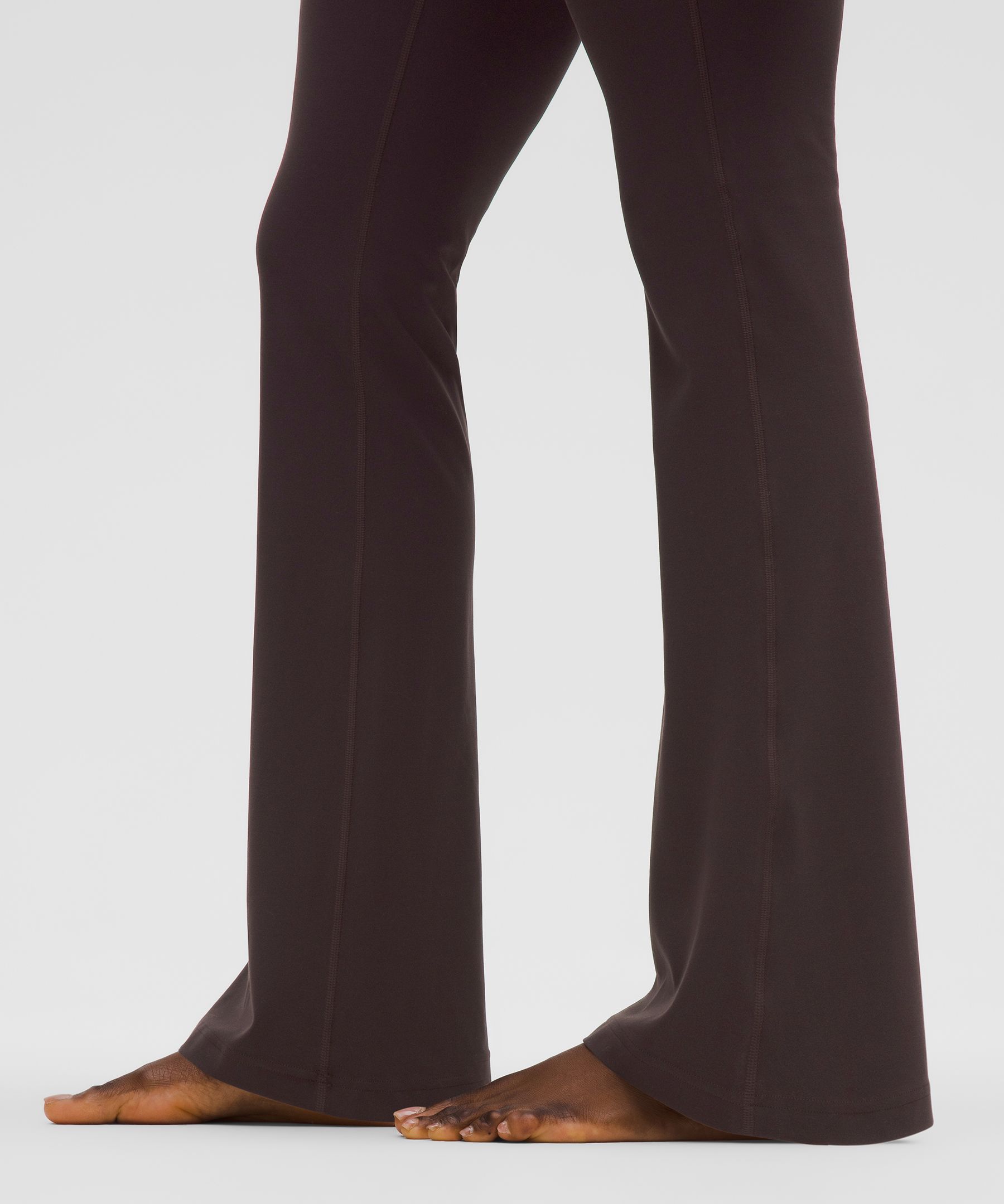 Lululemon Groove Nulu High-rise Flared Pant In Brown